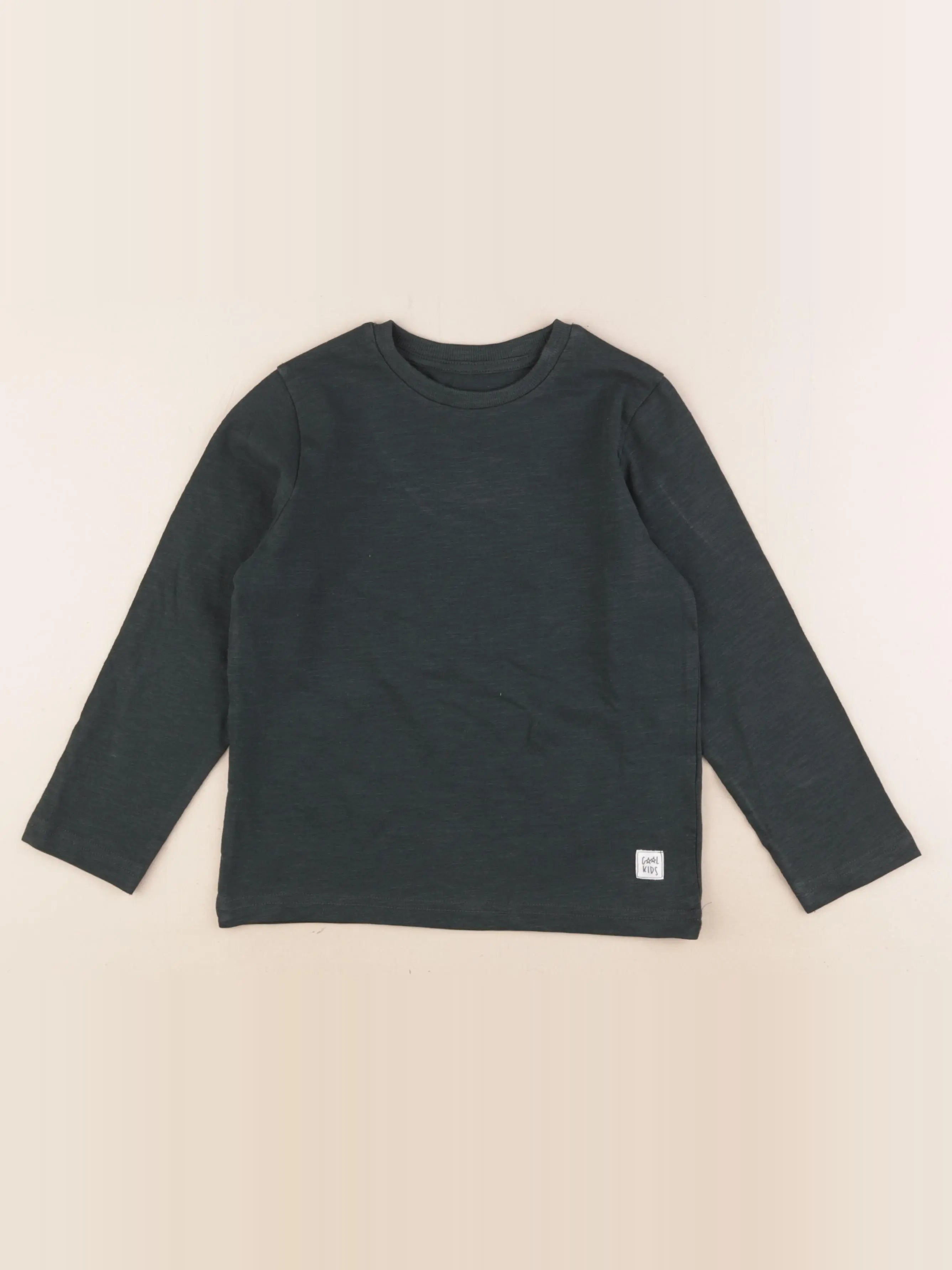 Vertbaudet - tee-shirt vert - 6 ans