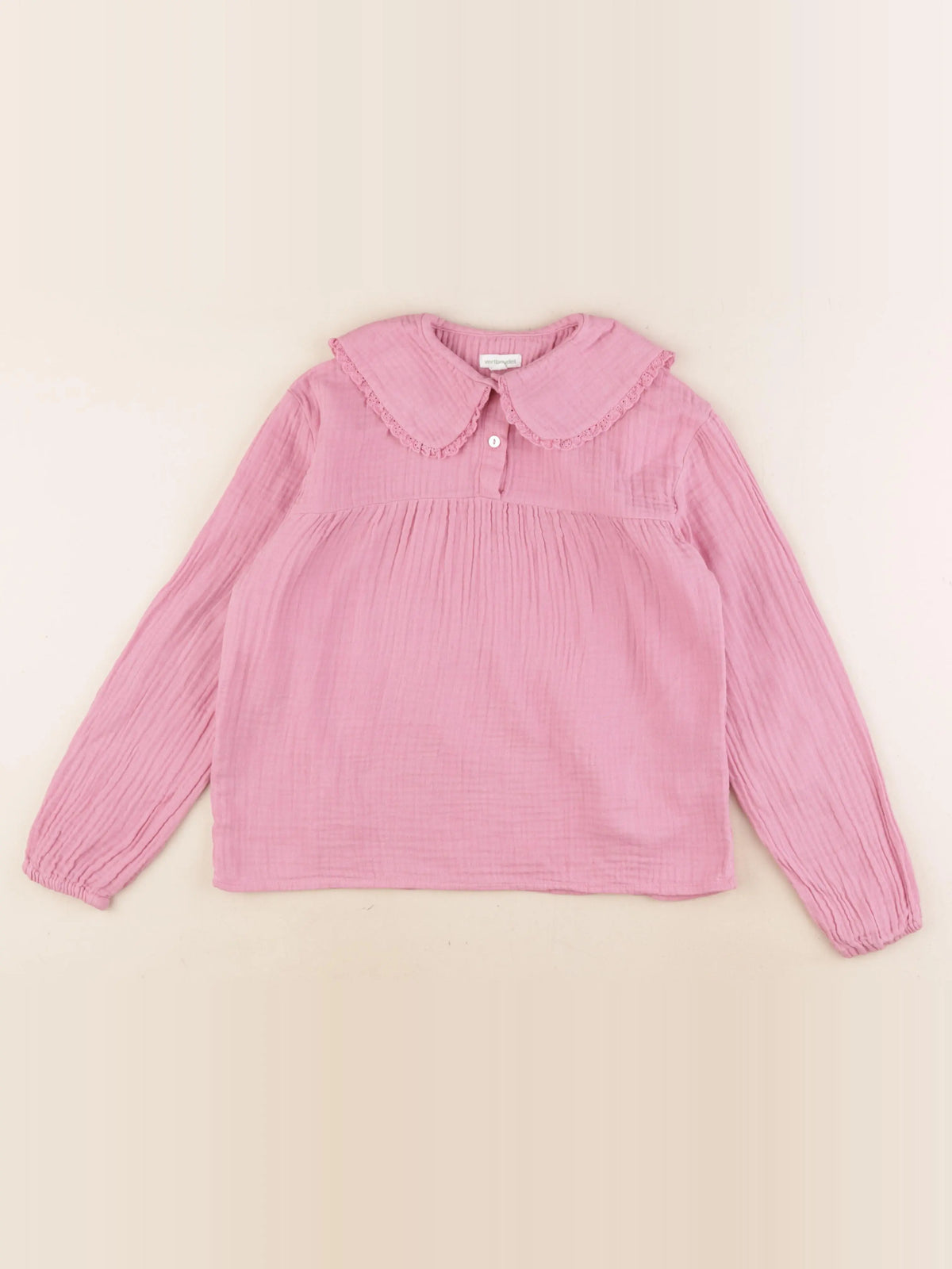 Vertbaudet - blouse rose - 9 ans
