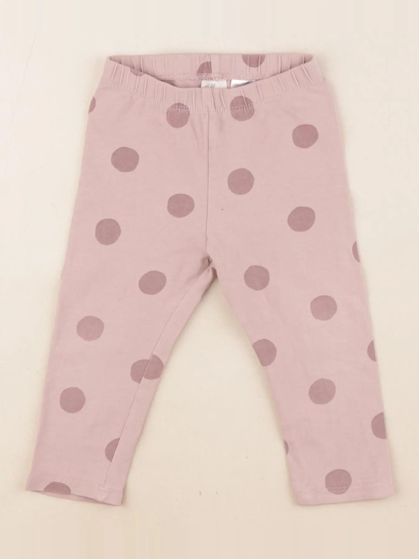 H&M - legging rose - 9/12 mois