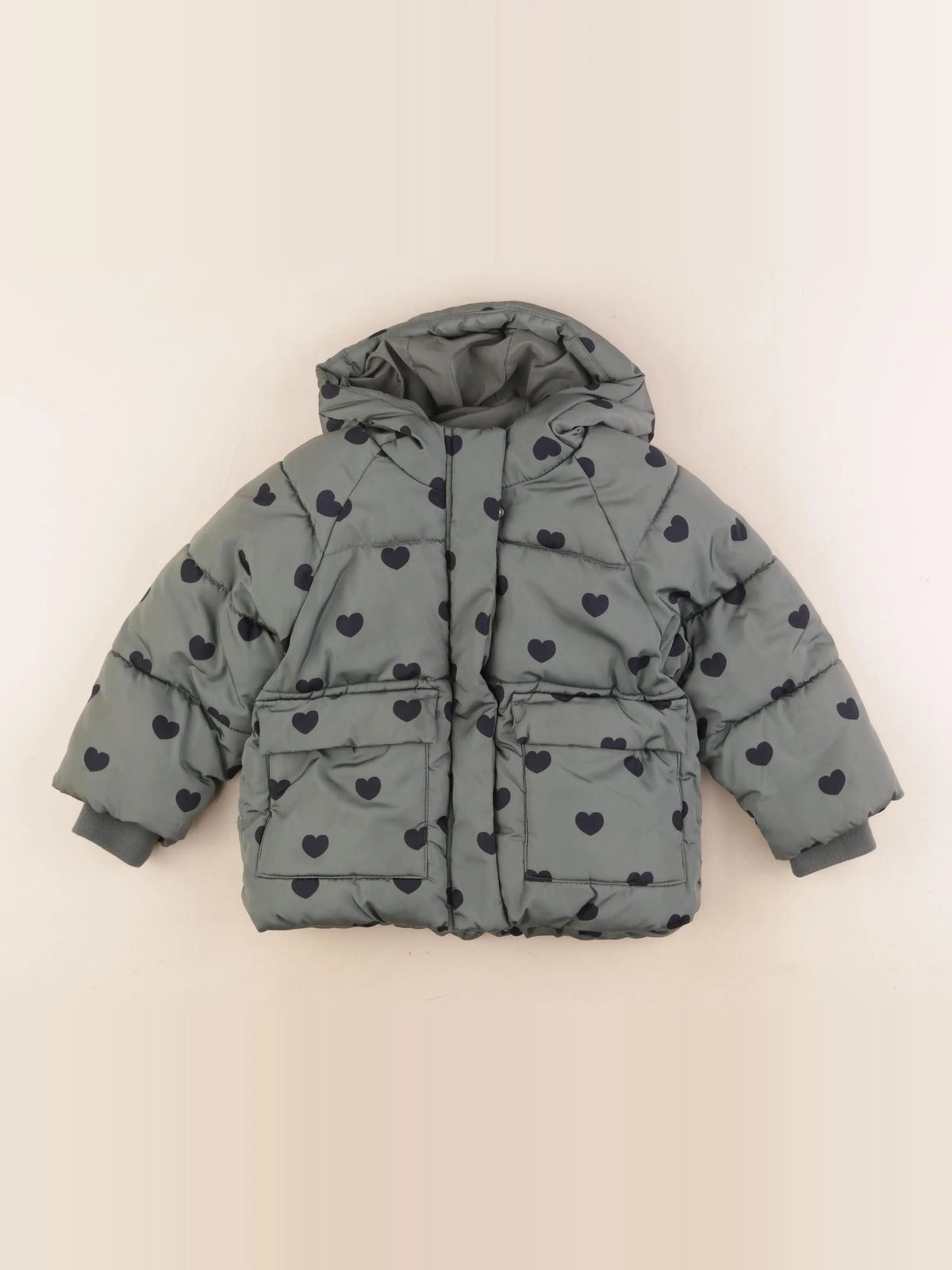 Zara - doudoune vert - 18/24 mois