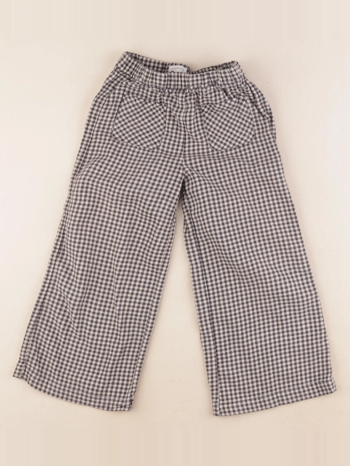 Vertbaudet - pantalon beige, gris - 6 ans