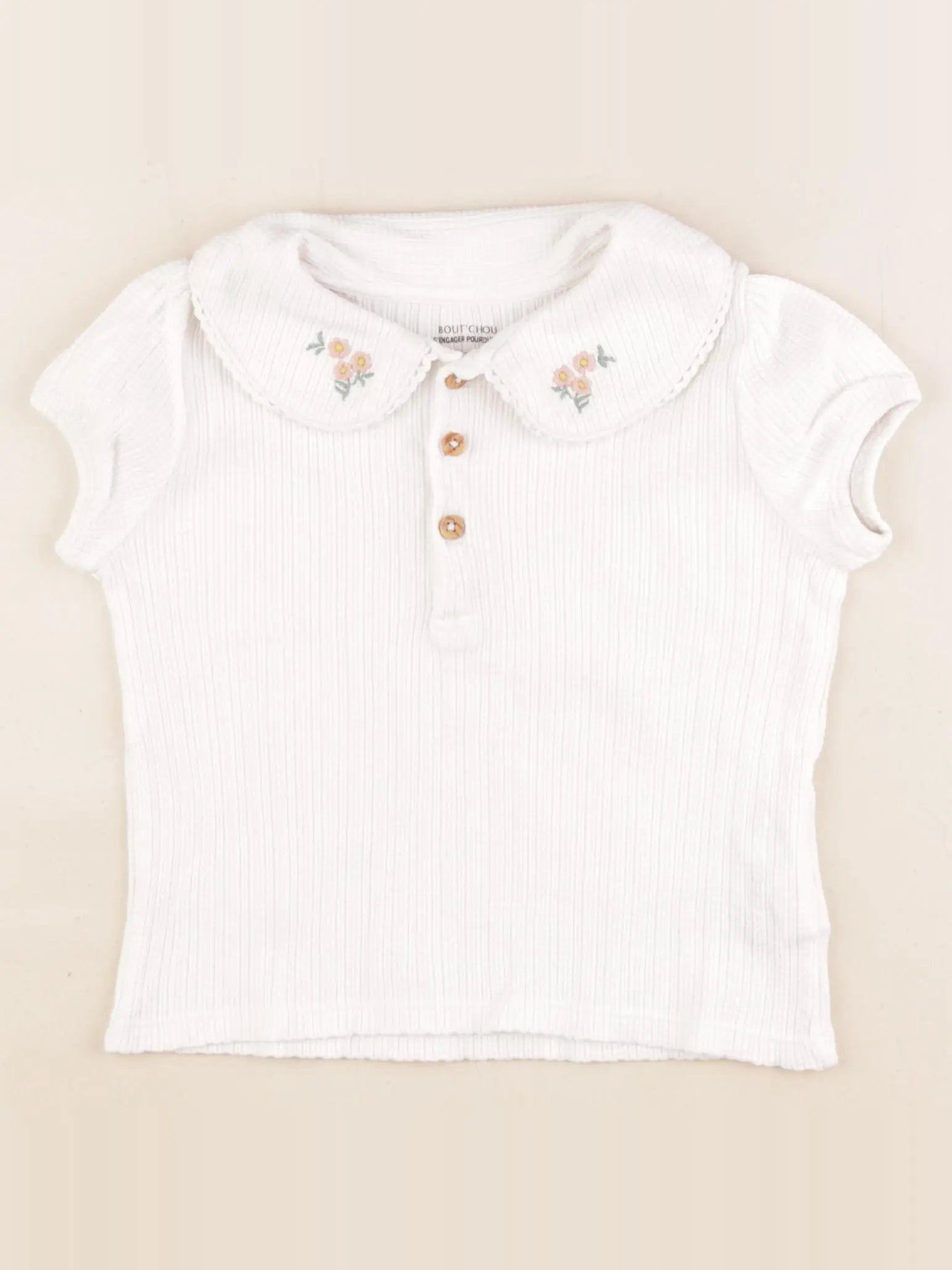 Boutchou - tee-shirt blanc - 24 mois
