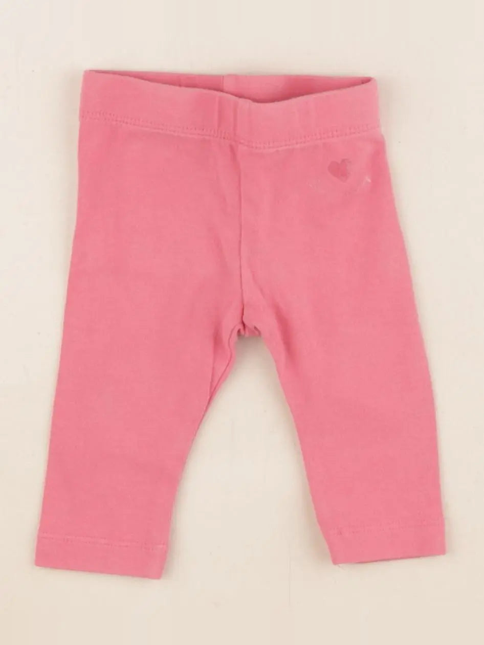 Tape à l'oeil - legging rose - 3 mois