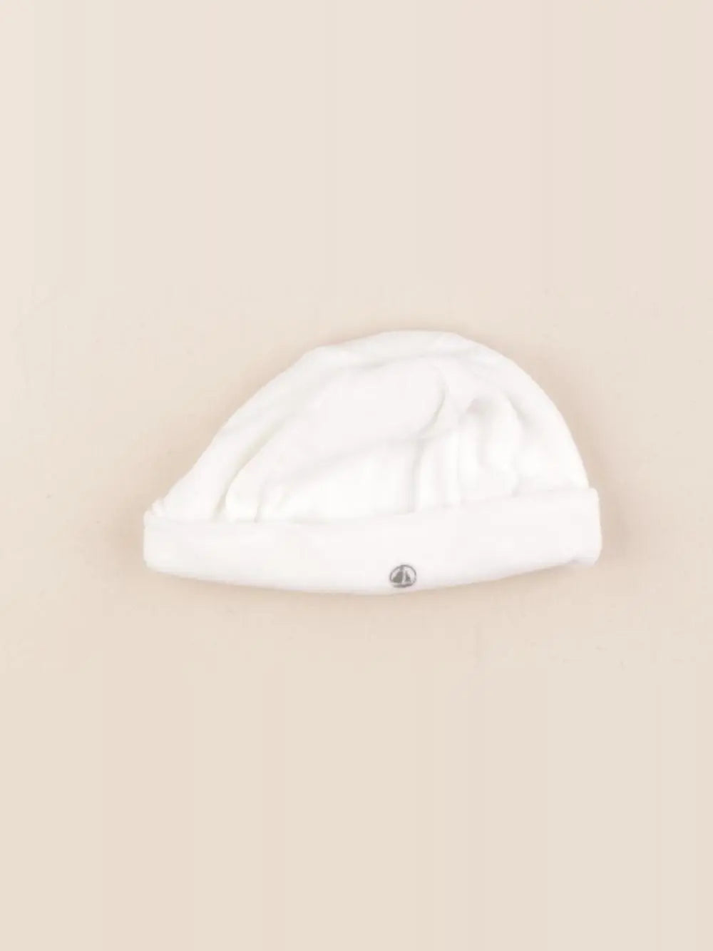 Petit Bateau - bonnet de naissance blanc - 0 mois