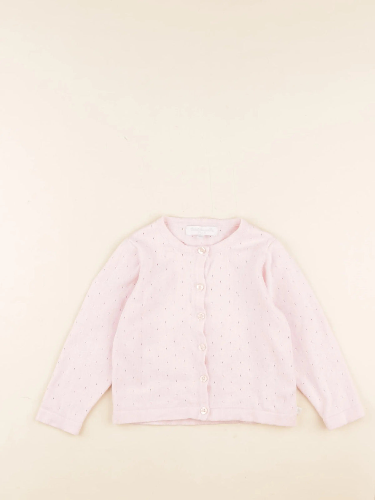 Cadet Rousselle - gilet rose - 24 mois