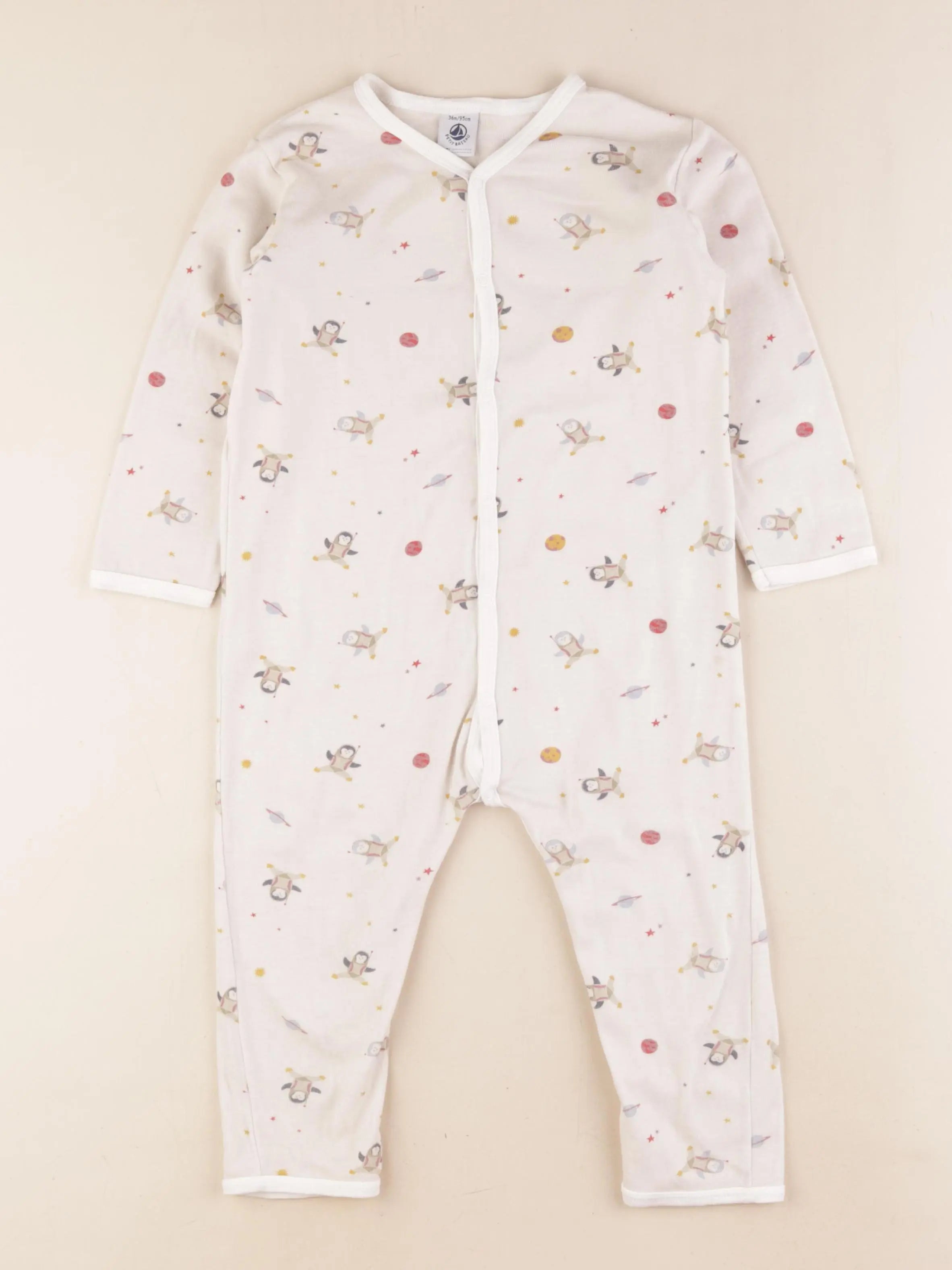 Petit Bateau - pyjama coton multicolore - 36 mois