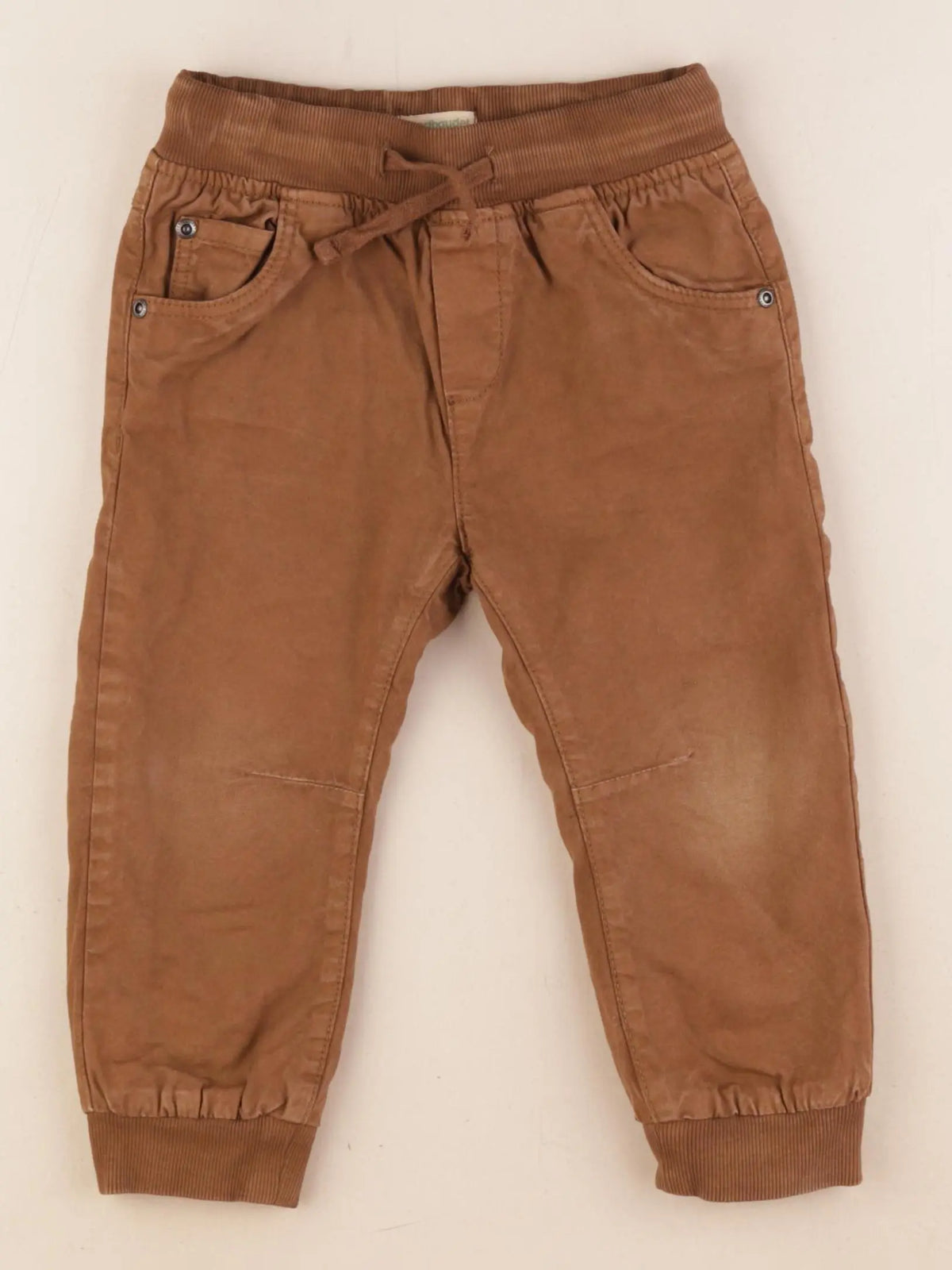 Vertbaudet - pantalon doublé marron - 3 ans