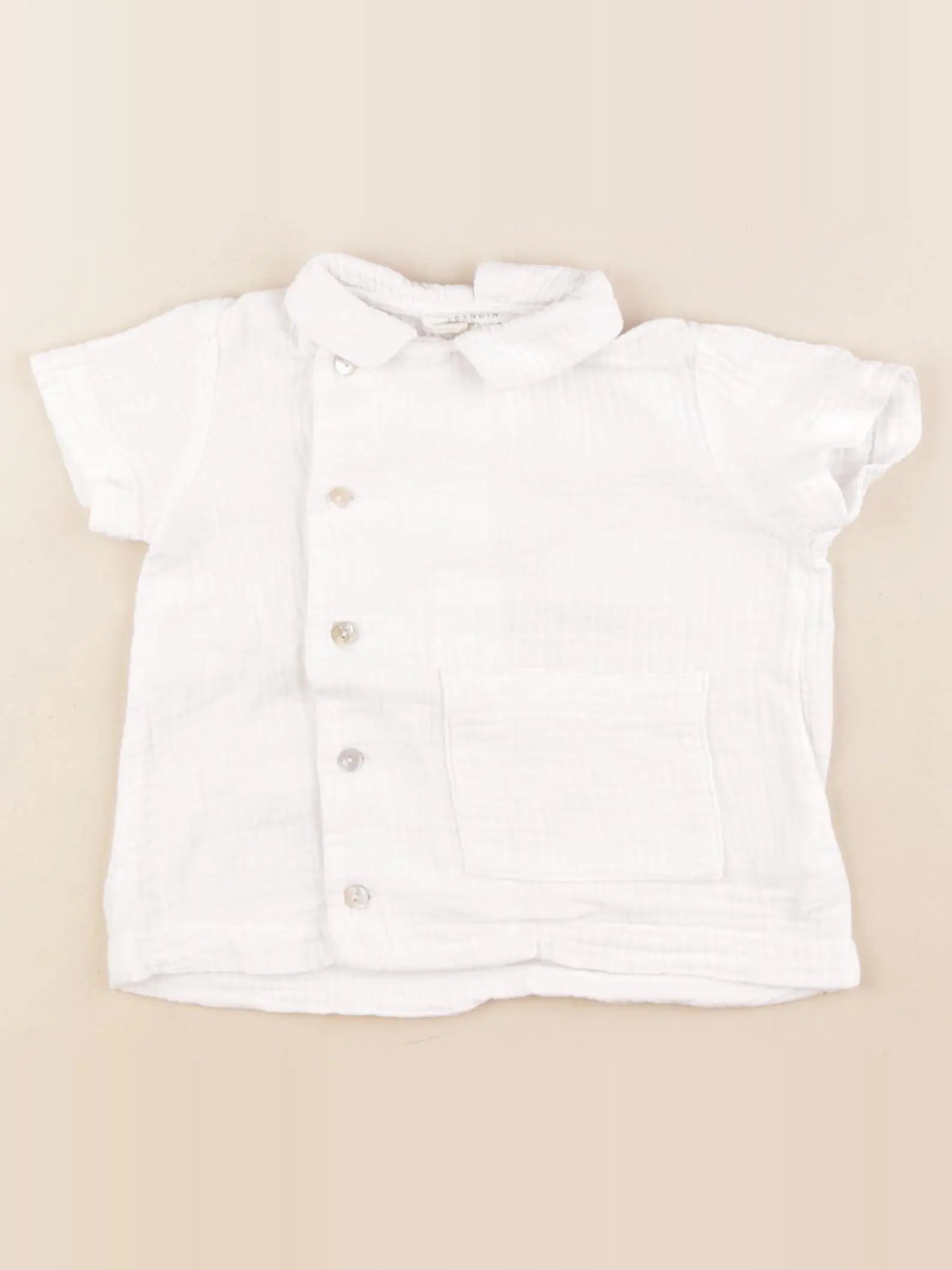 Frangin Frangine - chemise blanc - 12/18 mois