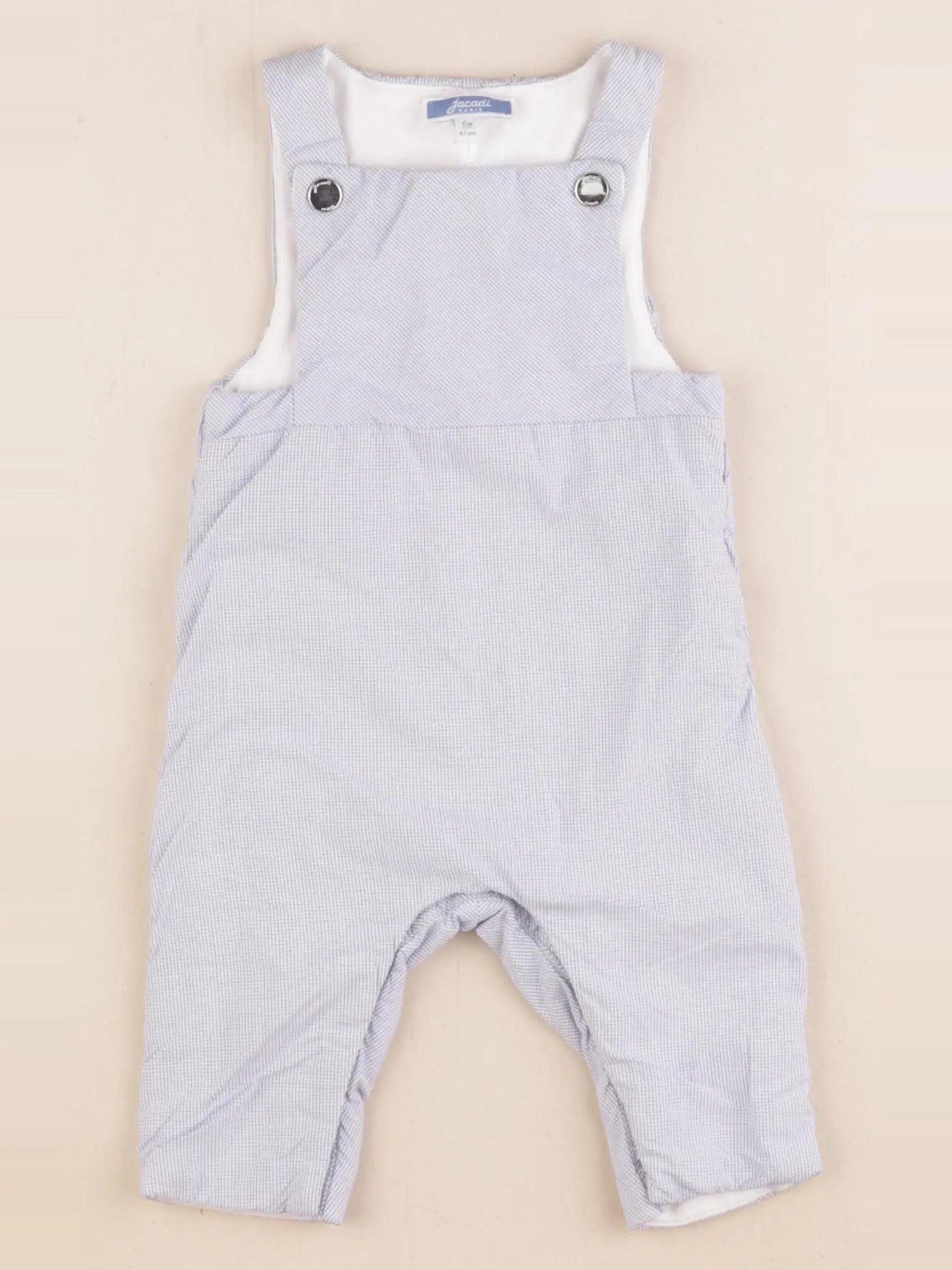Jacadi - salopette bleu - 6 mois