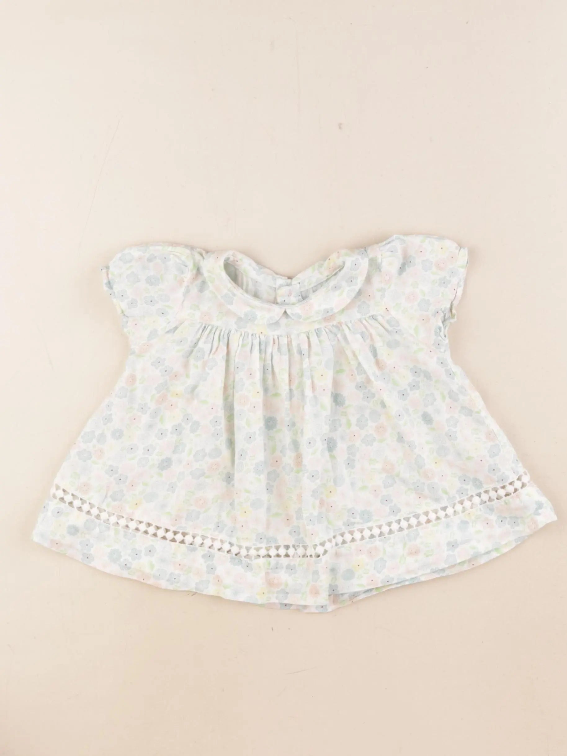 Boutchou - blouse multicolore - 9 mois
