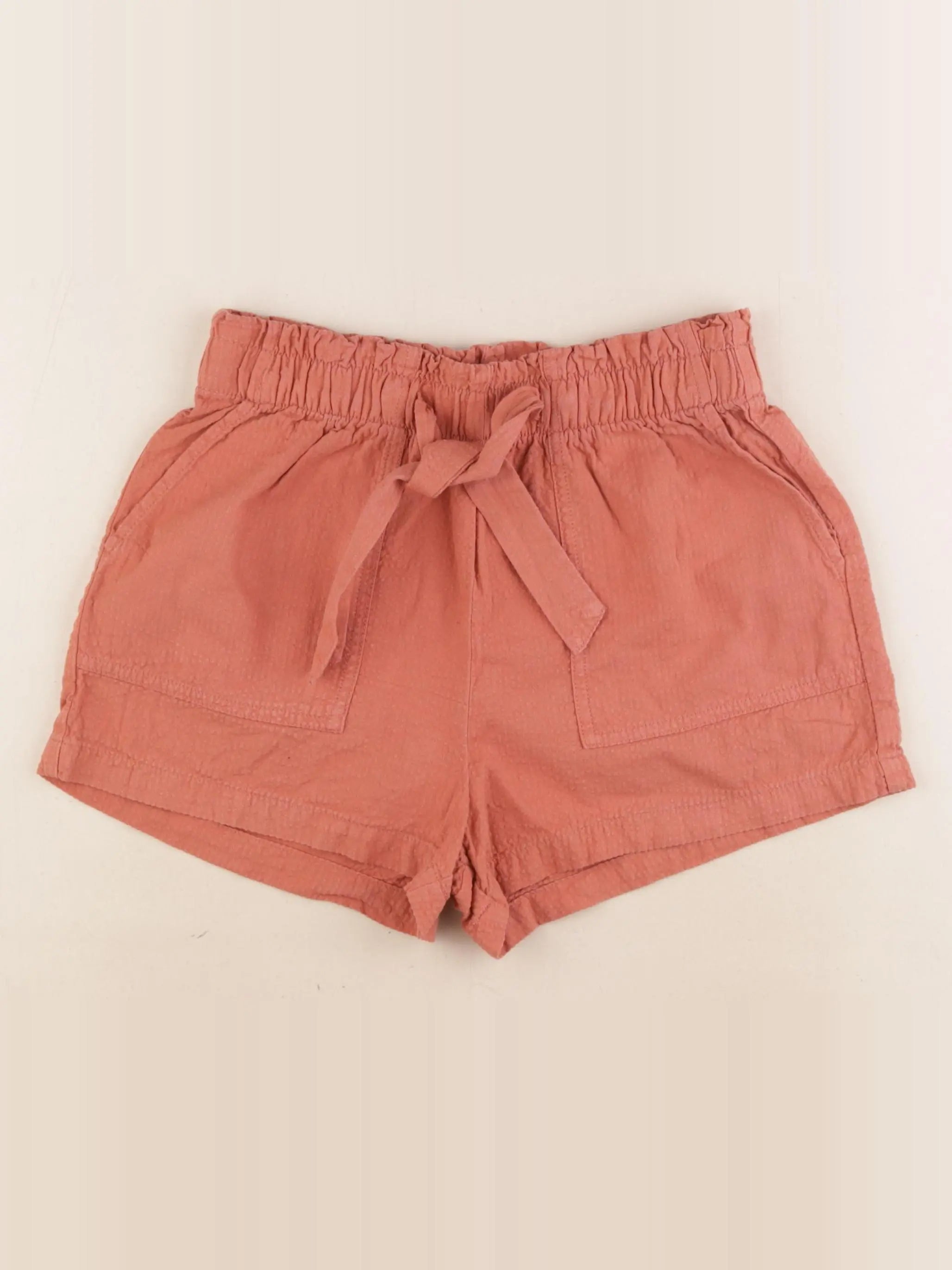 H&M - short orange - 10/12 ans