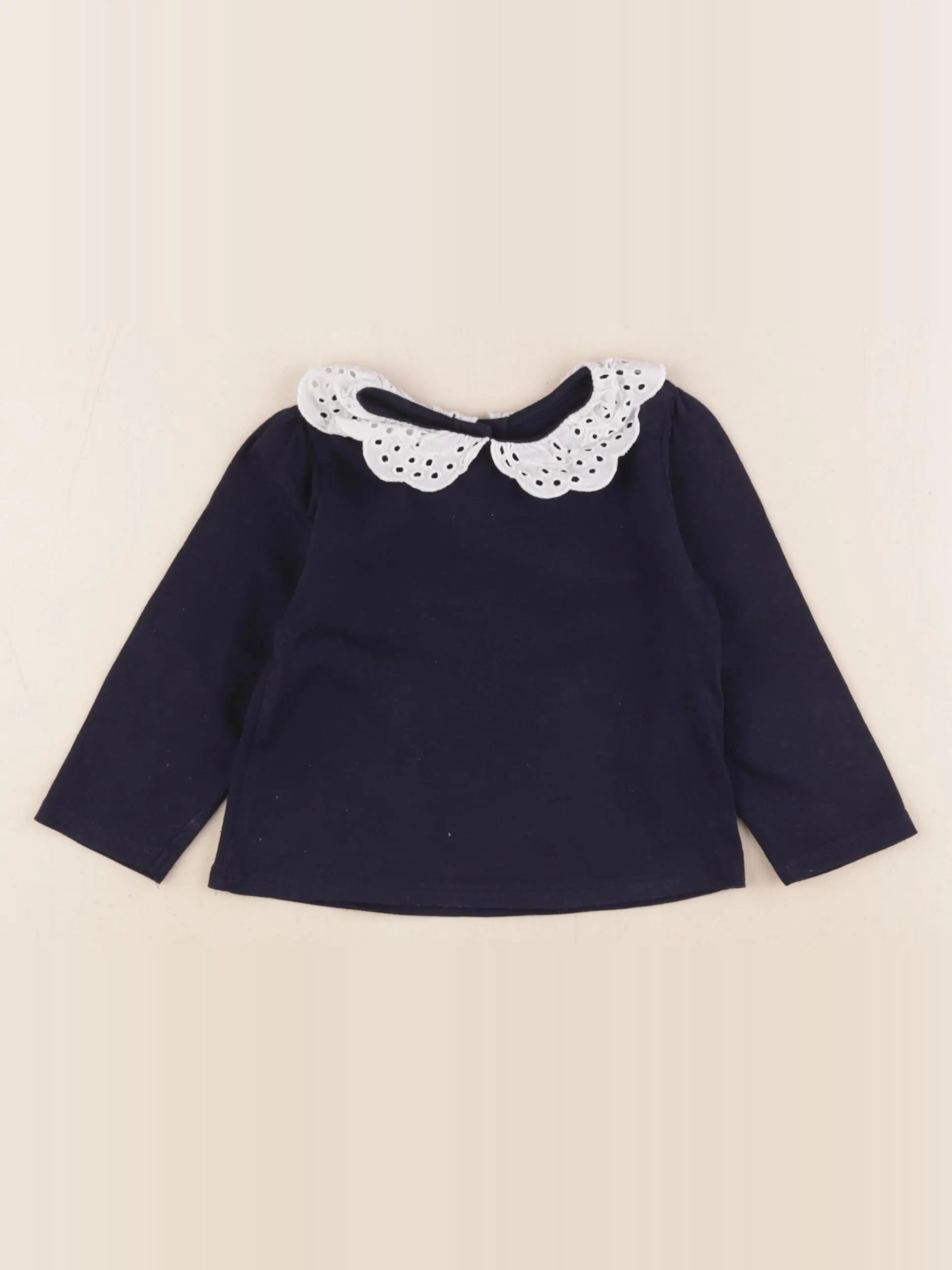 Vertbaudet - tee-shirt bleu - 9 mois