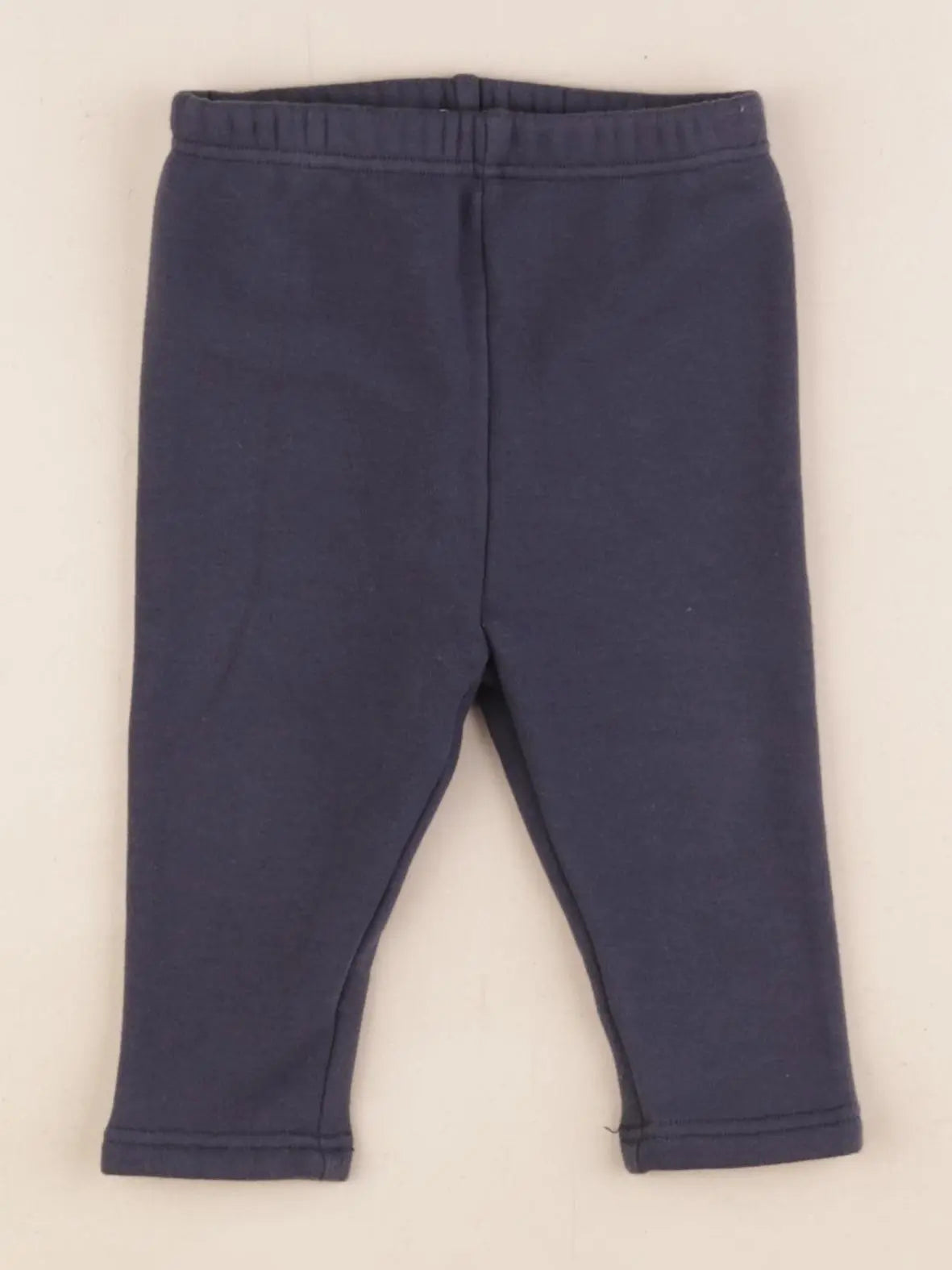 Vertbaudet - legging doublé bleu - 9 mois