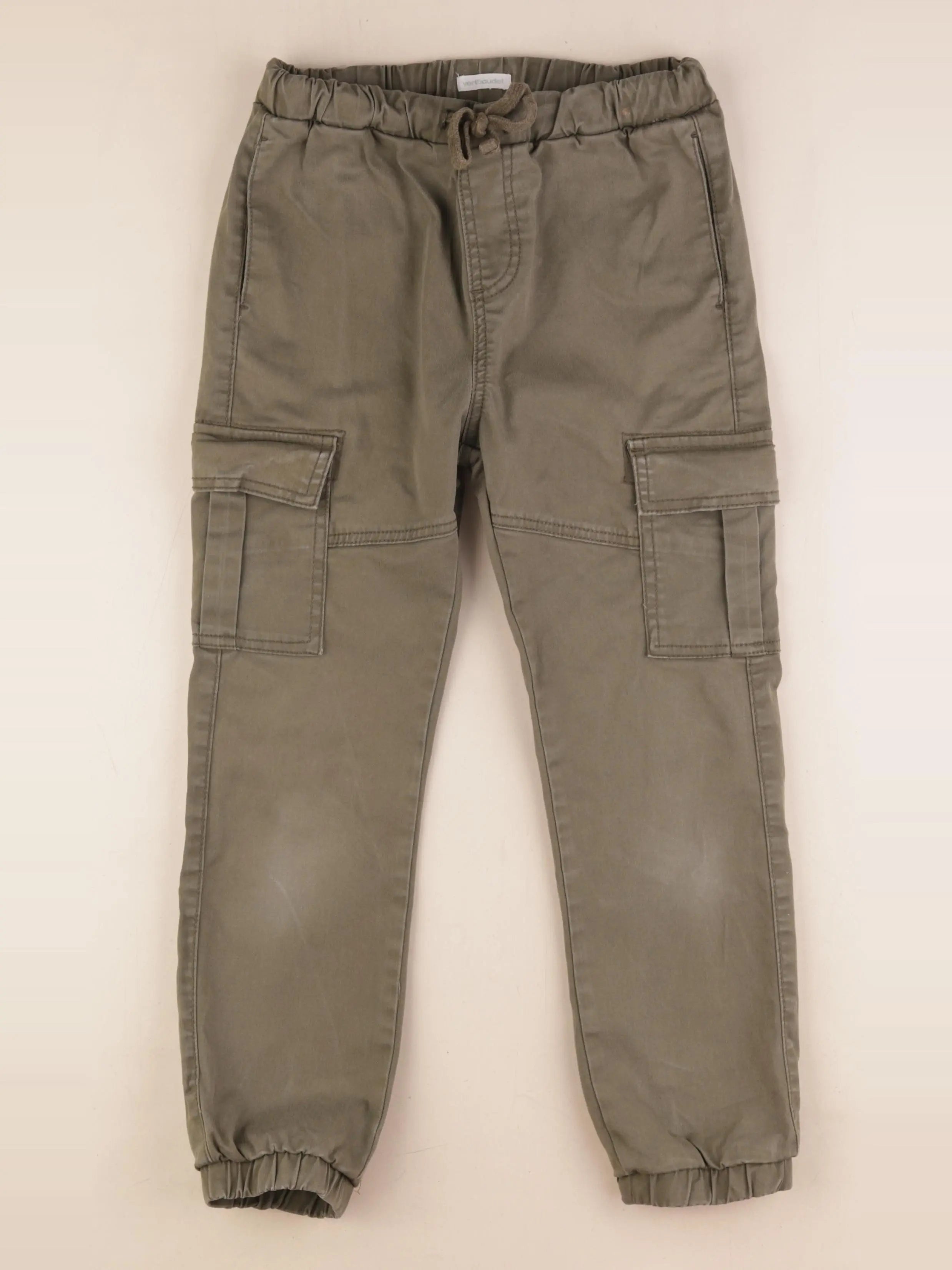 Vertbaudet - pantalon vert - 9 ans