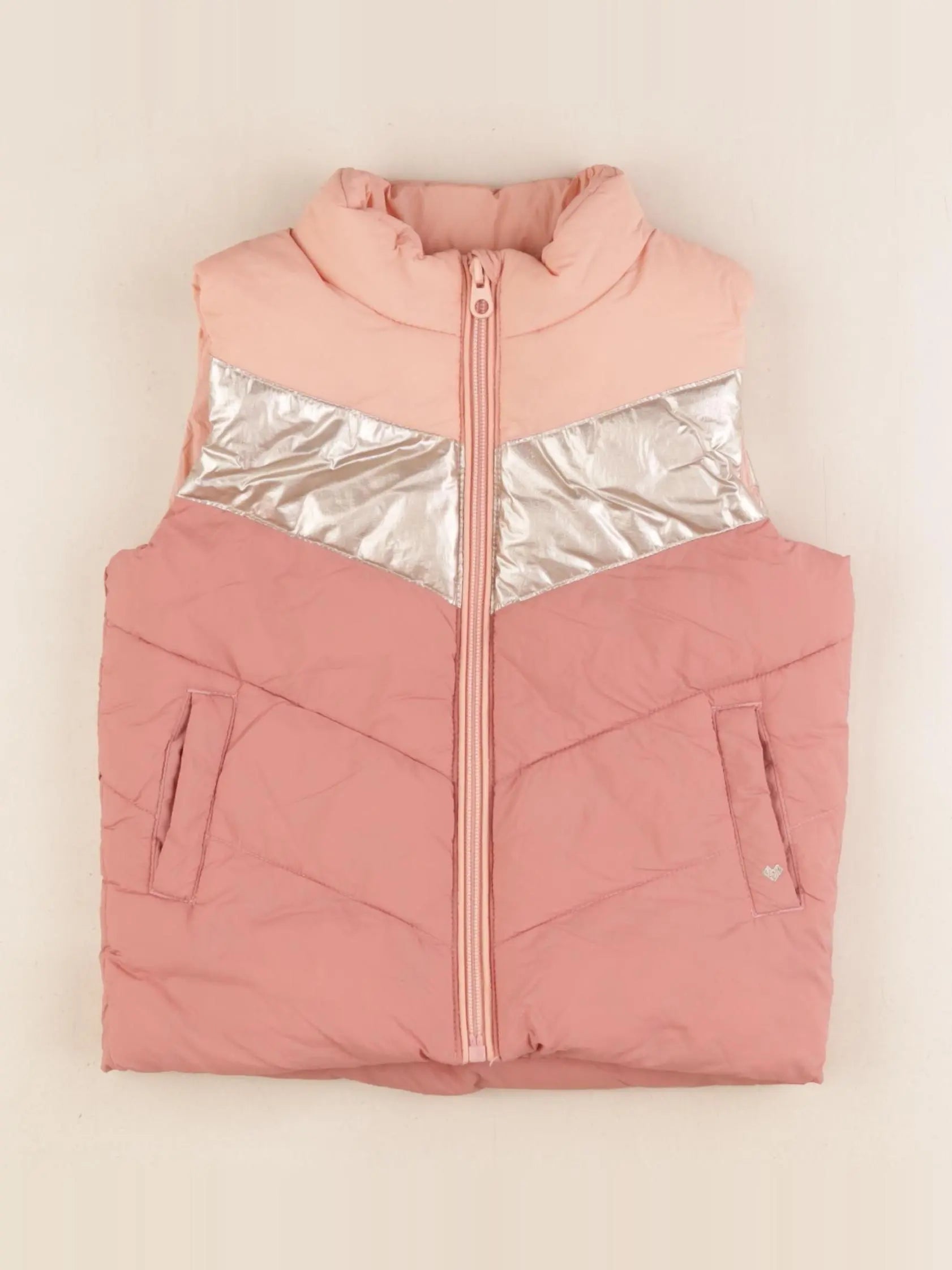 Vertbaudet - doudoune rose - 4 ans