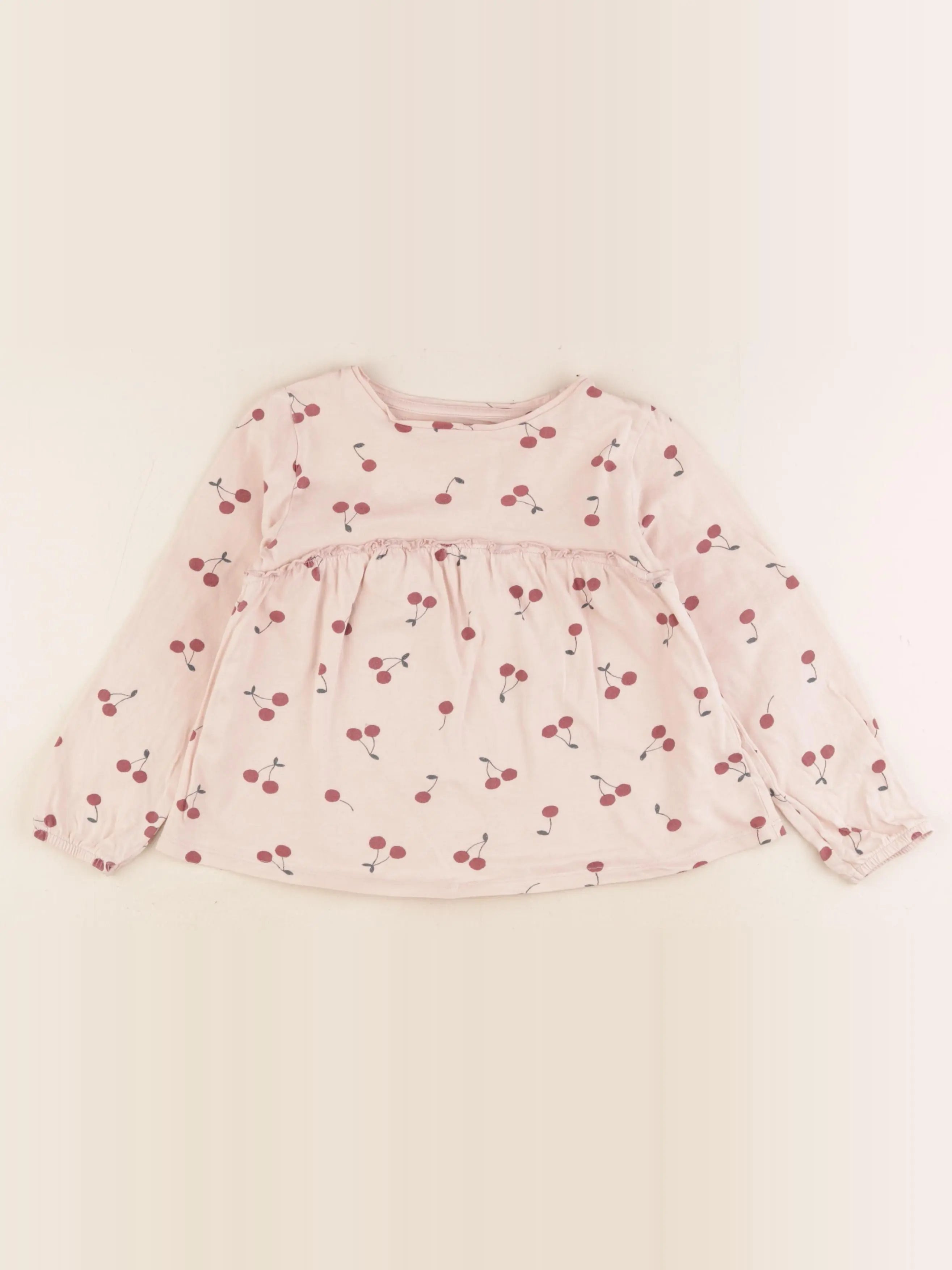 Vertbaudet - tee-shirt rose - 5 ans