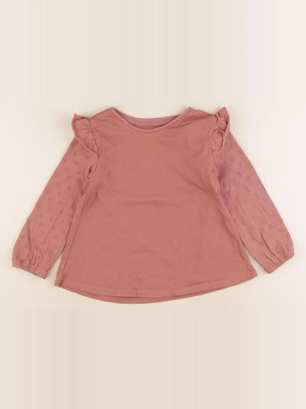 Vertbaudet - tee-shirt marron - 5 ans