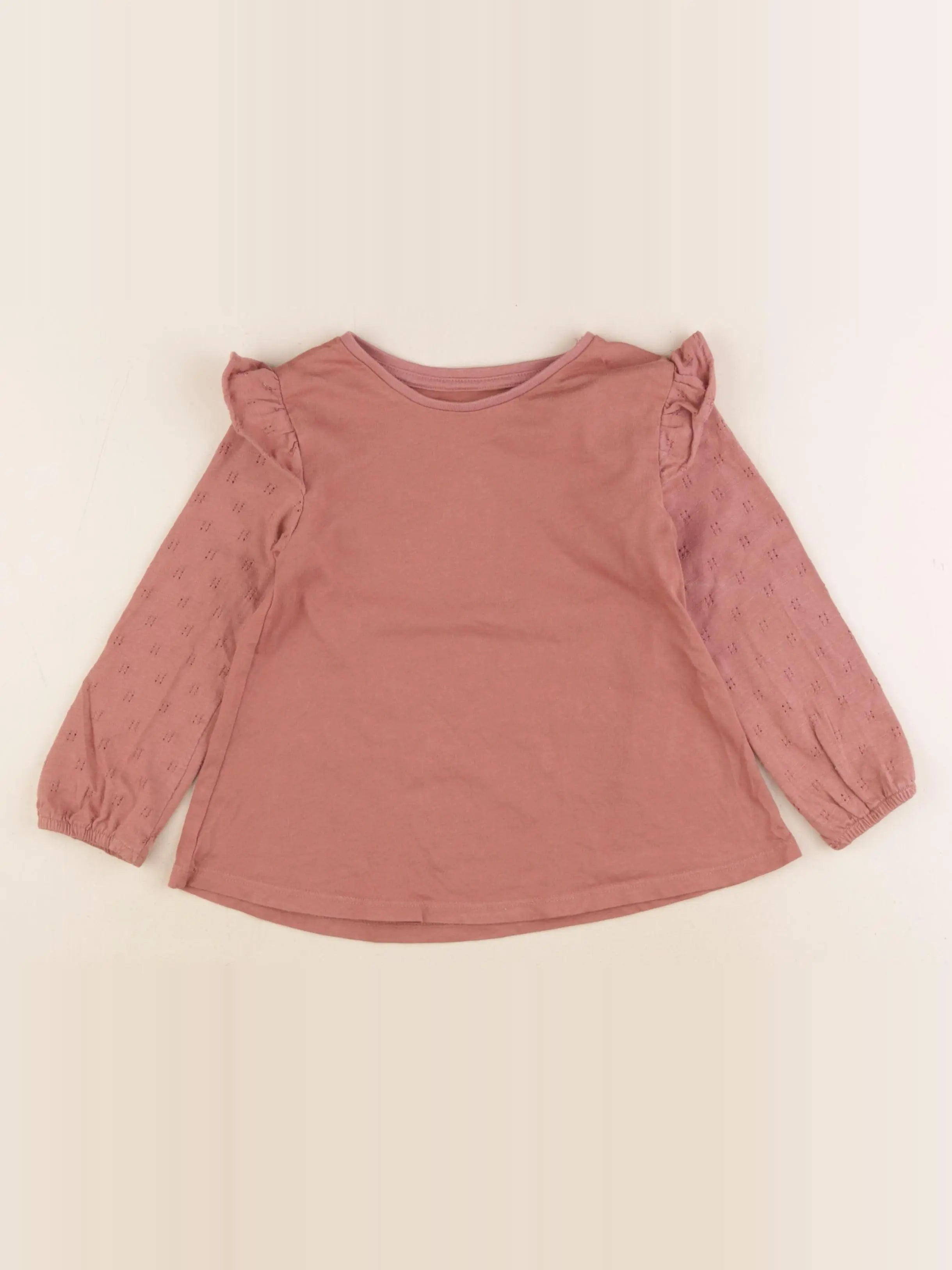 Vertbaudet - tee-shirt marron - 5 ans