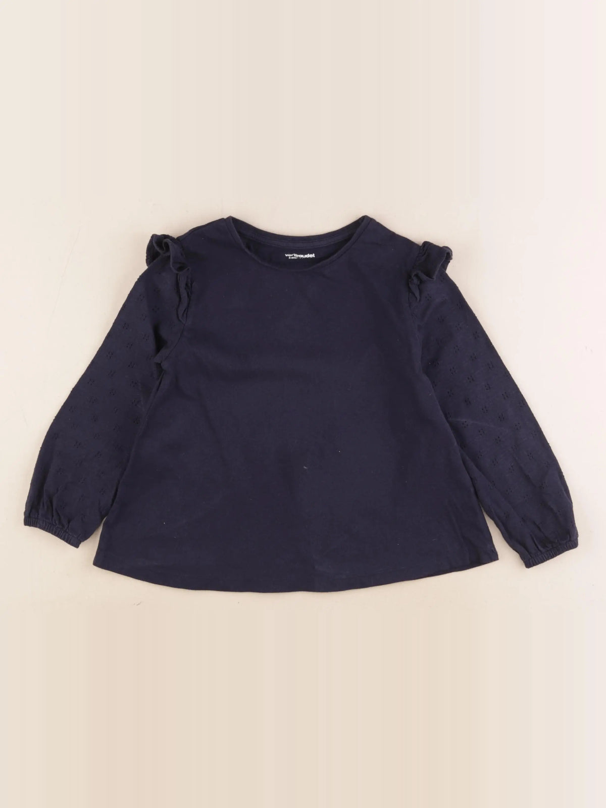Vertbaudet - tee-shirt bleu - 5 ans