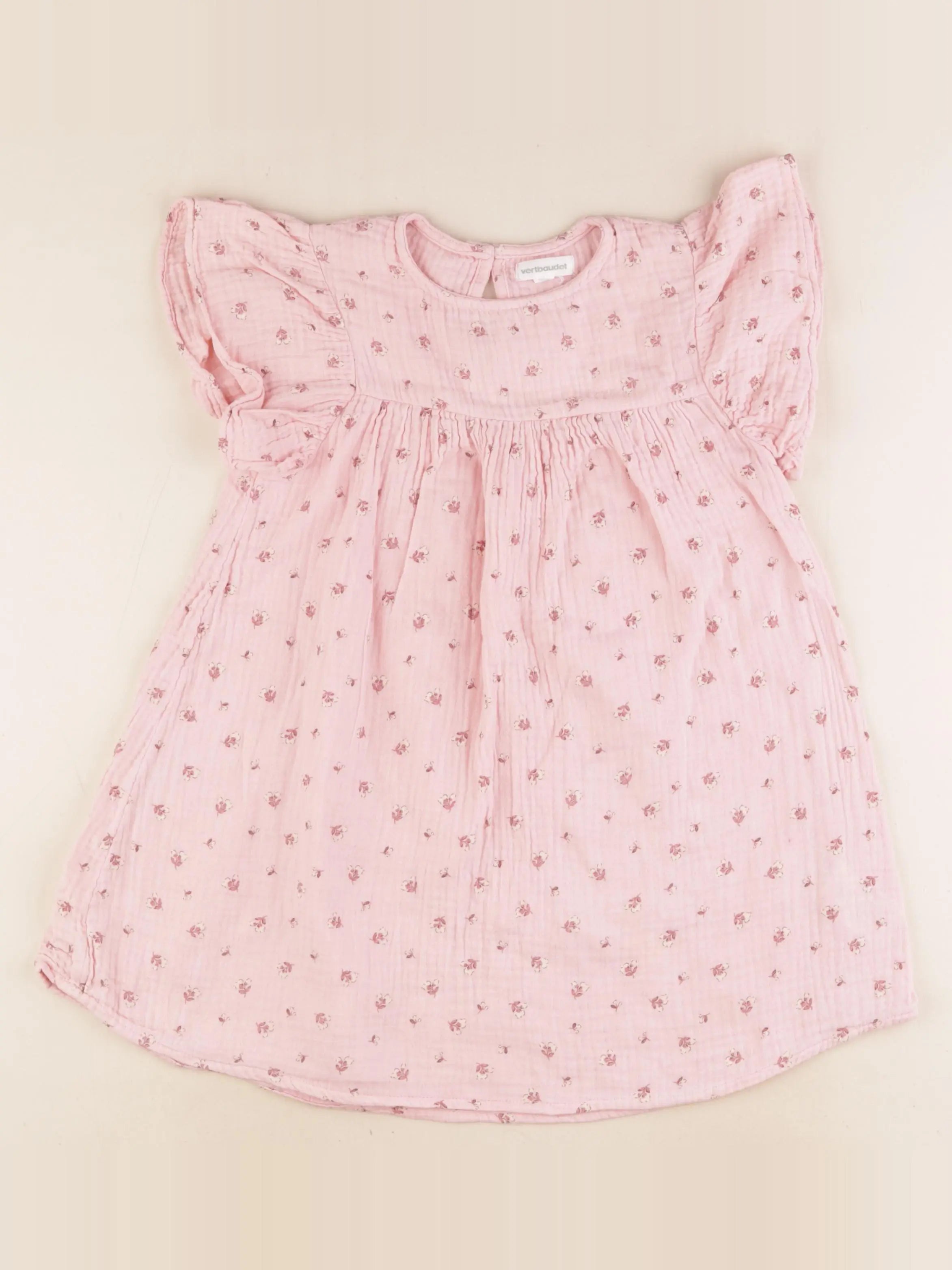 Vertbaudet - robe rose - 5 ans