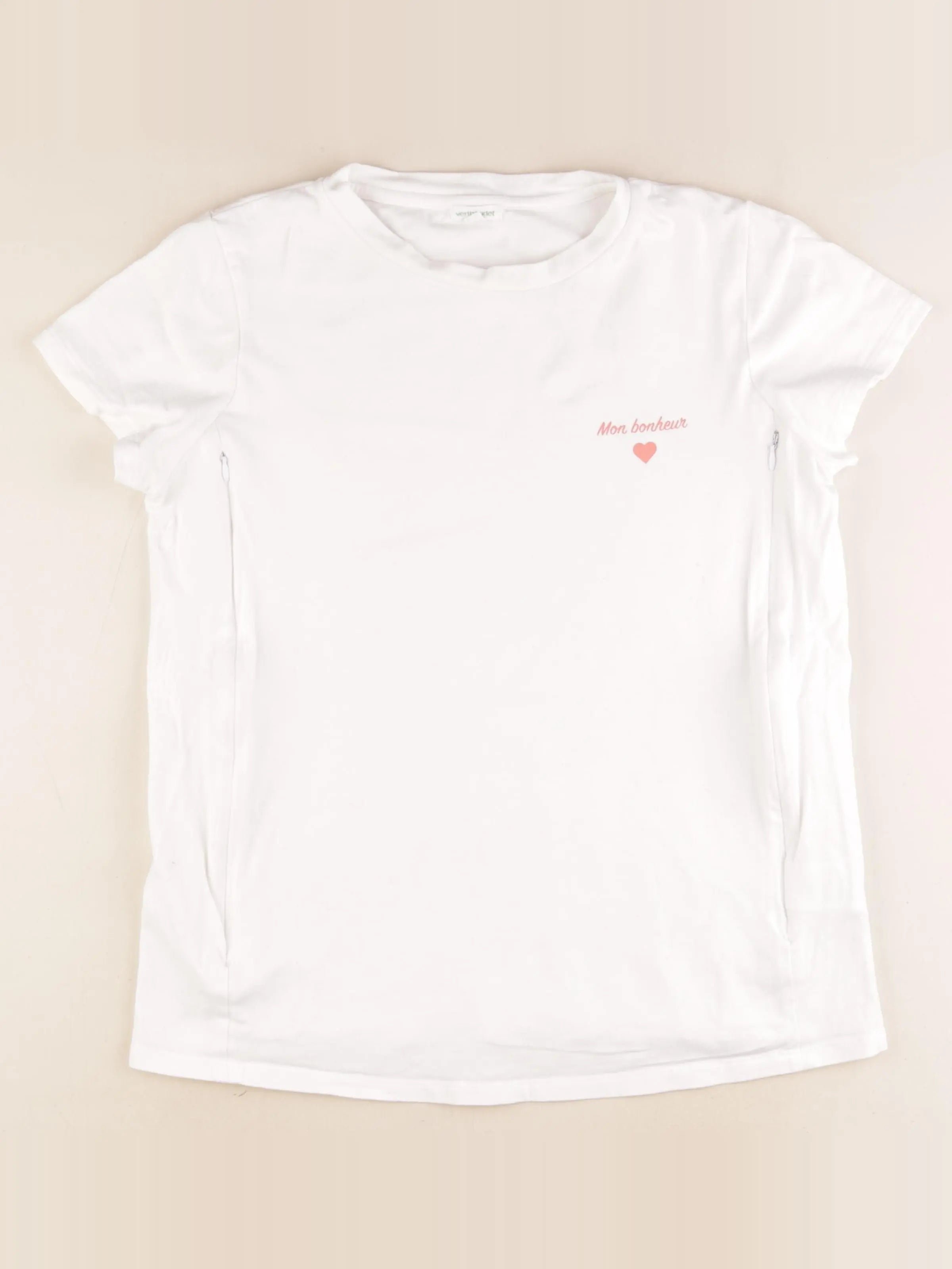 Vertbaudet - tee-shirt allaitement blanc - 34