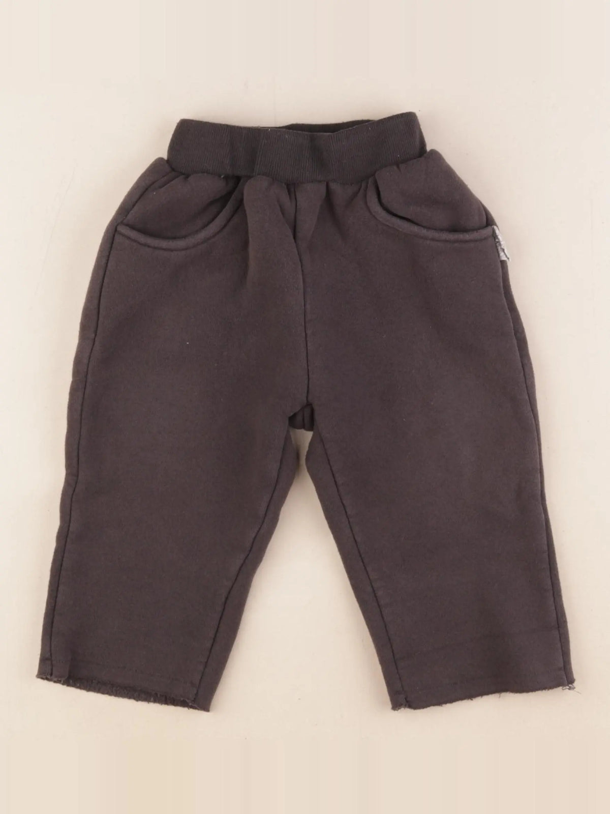 Gamin gamine - jogging gris - 12 mois