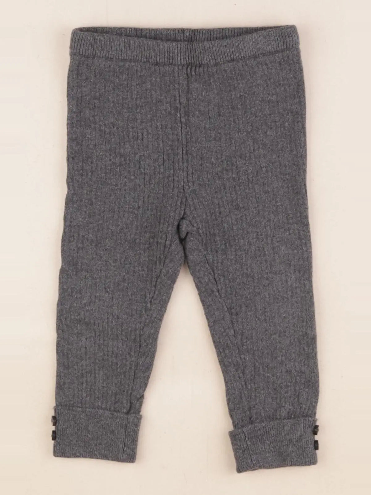 Zara - legging gris - 9/12 mois