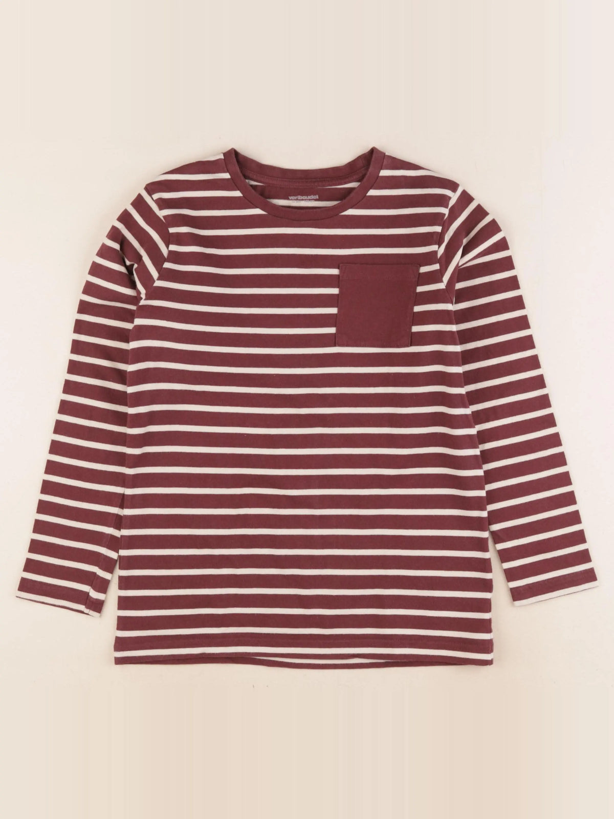 Vertbaudet - tee-shirt rouge - 10 ans