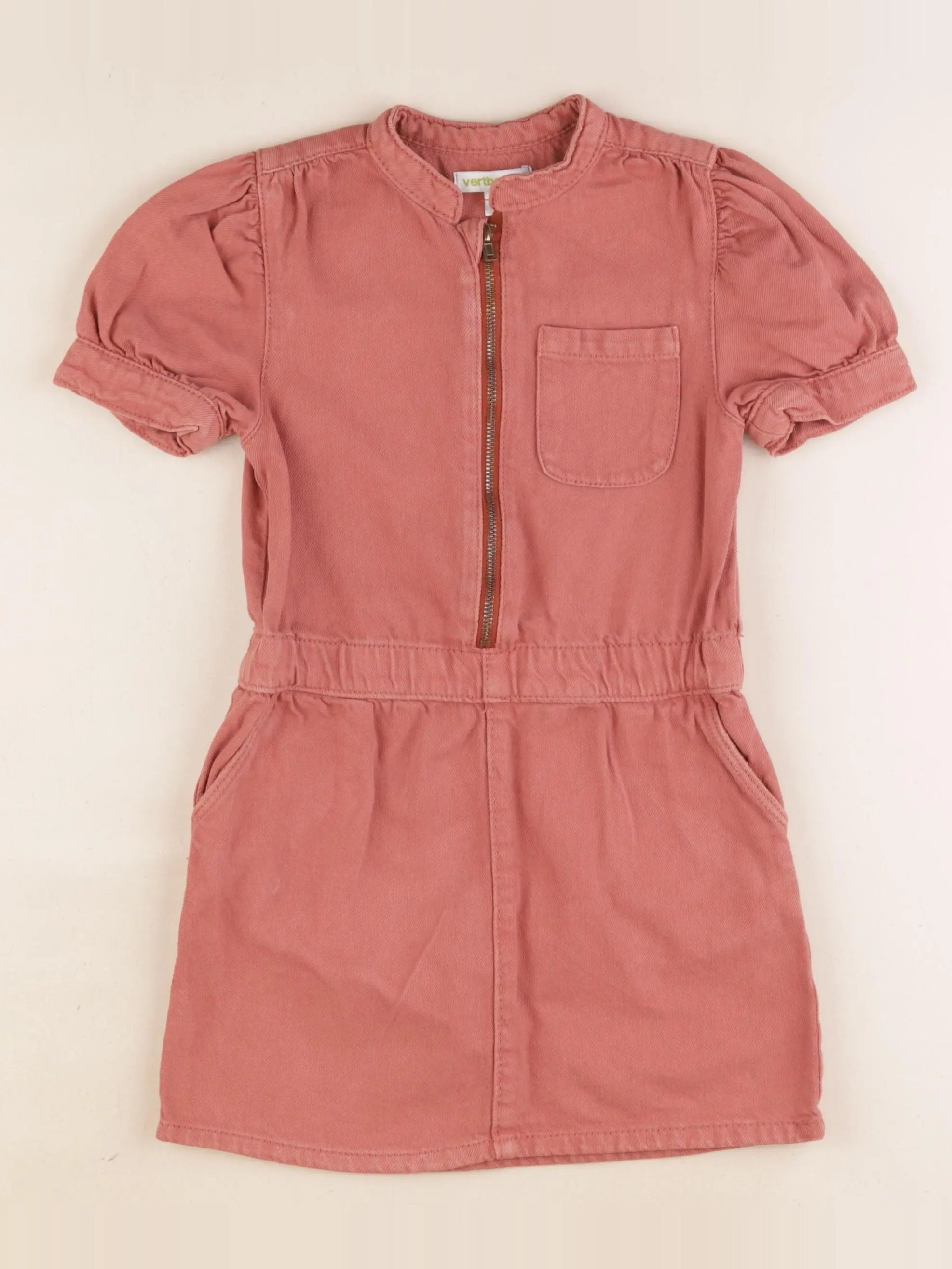 Vertbaudet - robe rouge - 5 ans