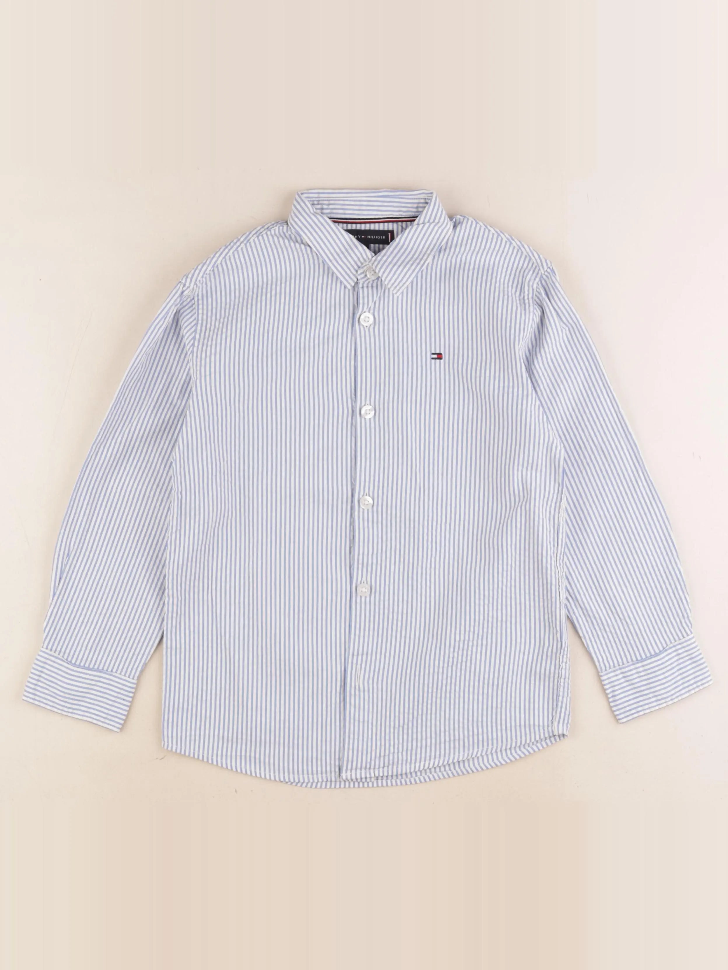 Tommy Hilfiger - chemise bleu - 6 ans