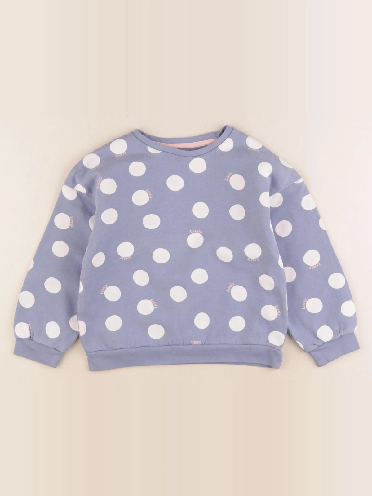 Vertbaudet - sweat bleu - 6 ans