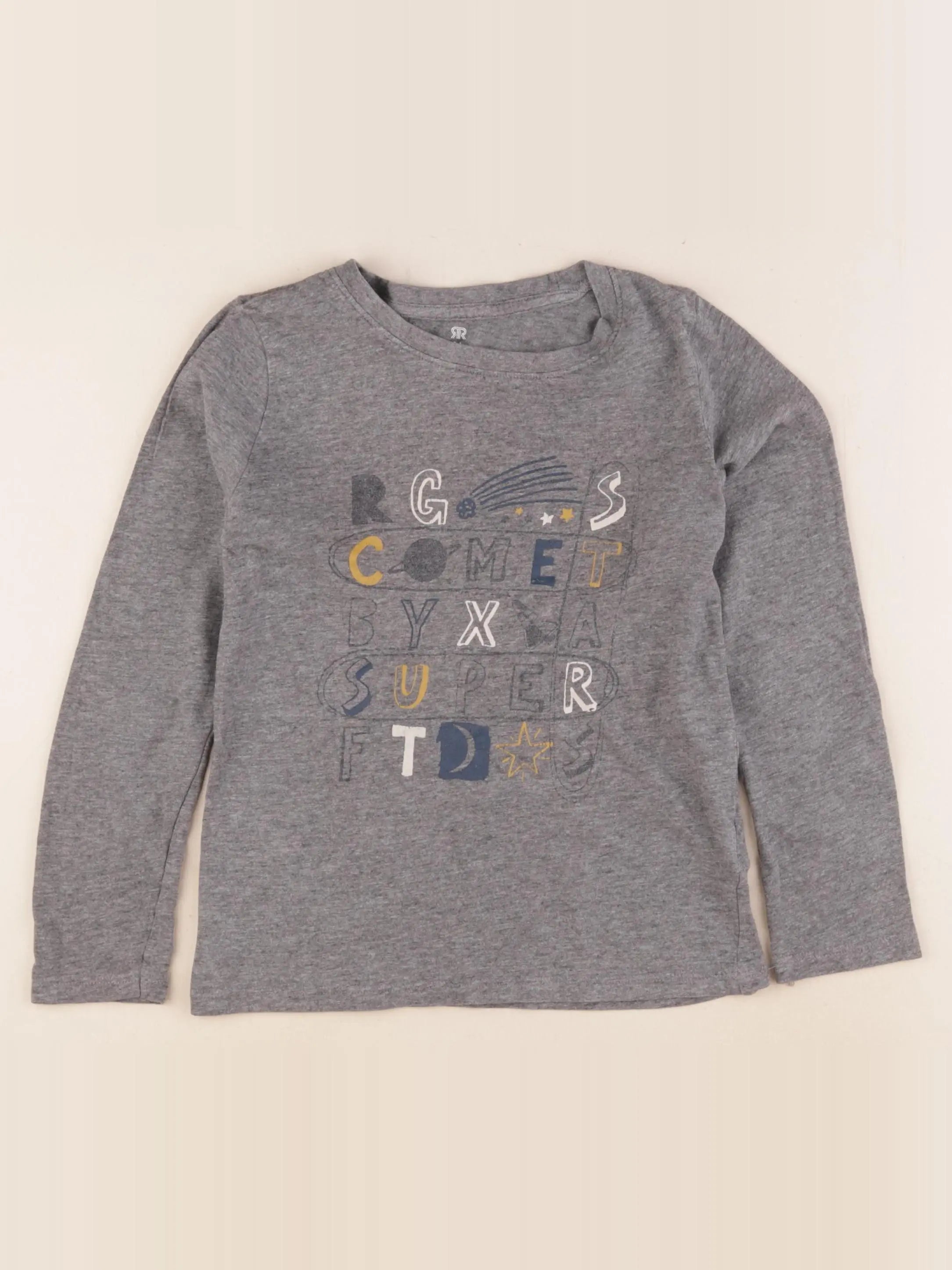 La Redoute - tee-shirt gris - 8 ans