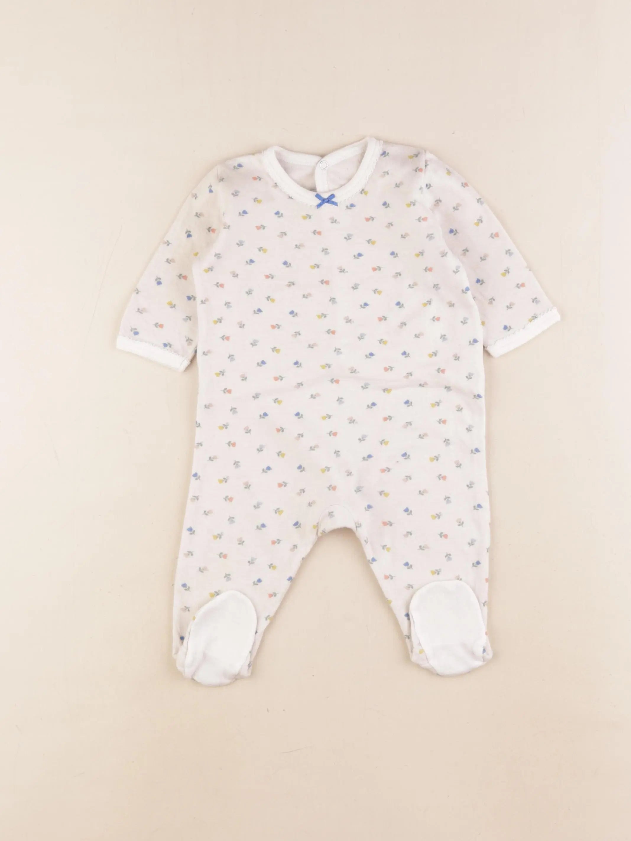 Petit Bateau - pyjama coton multicolore - 3 mois