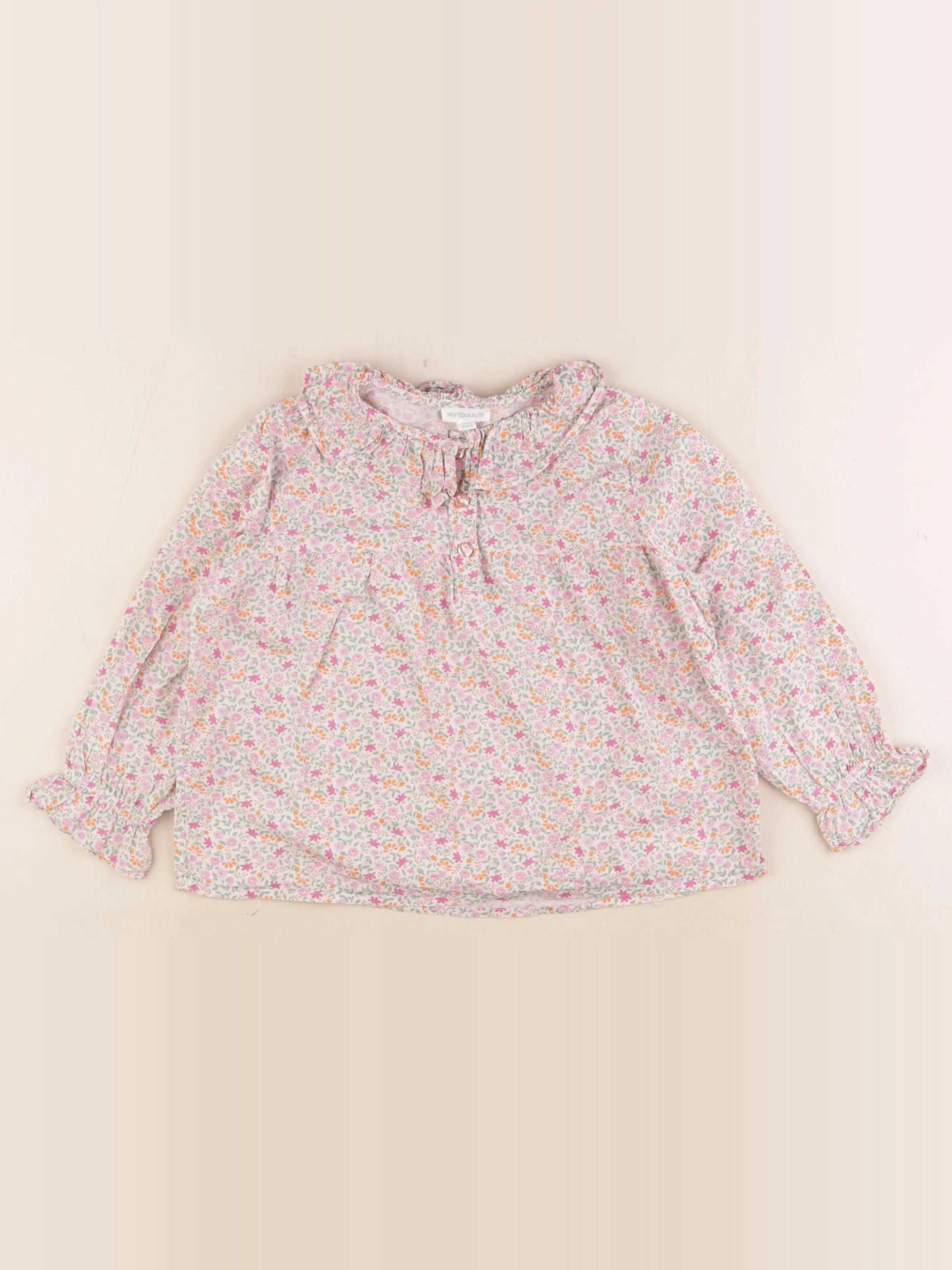 Vertbaudet - blouse multicolore - 5 ans