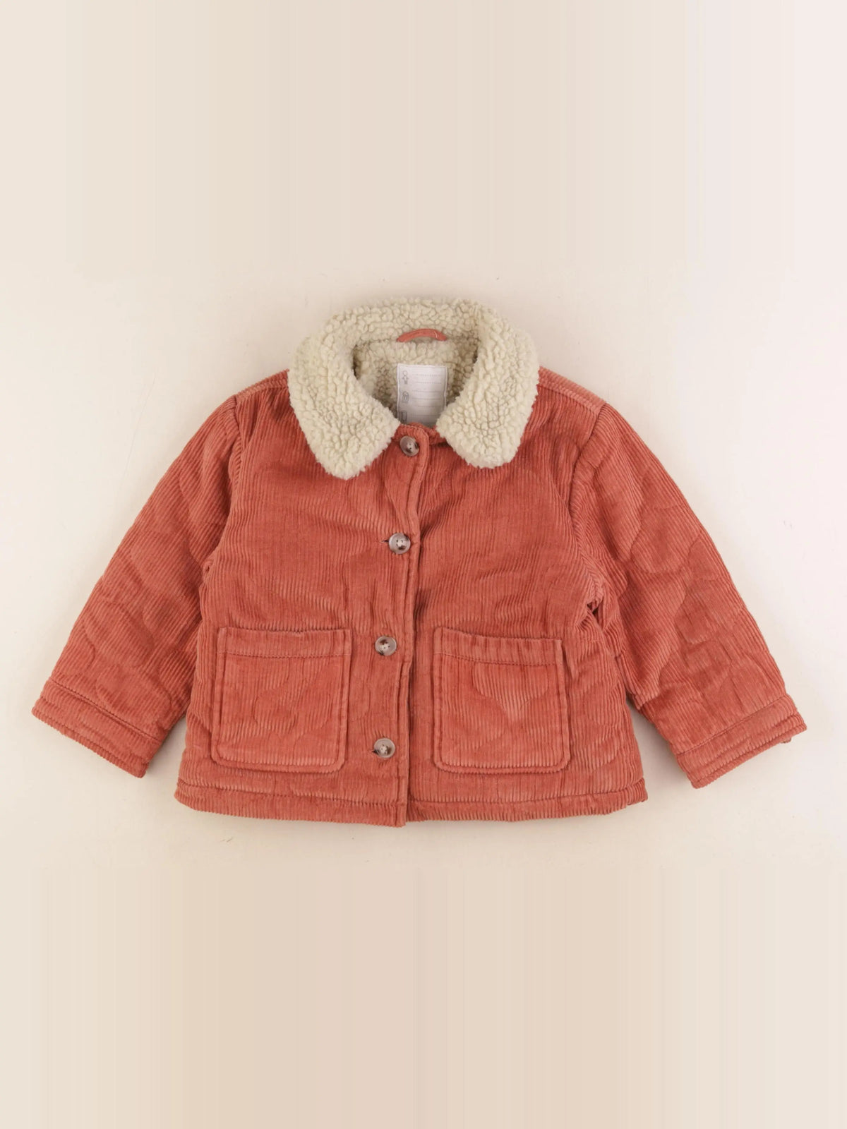 Vertbaudet - veste marron - 5 ans