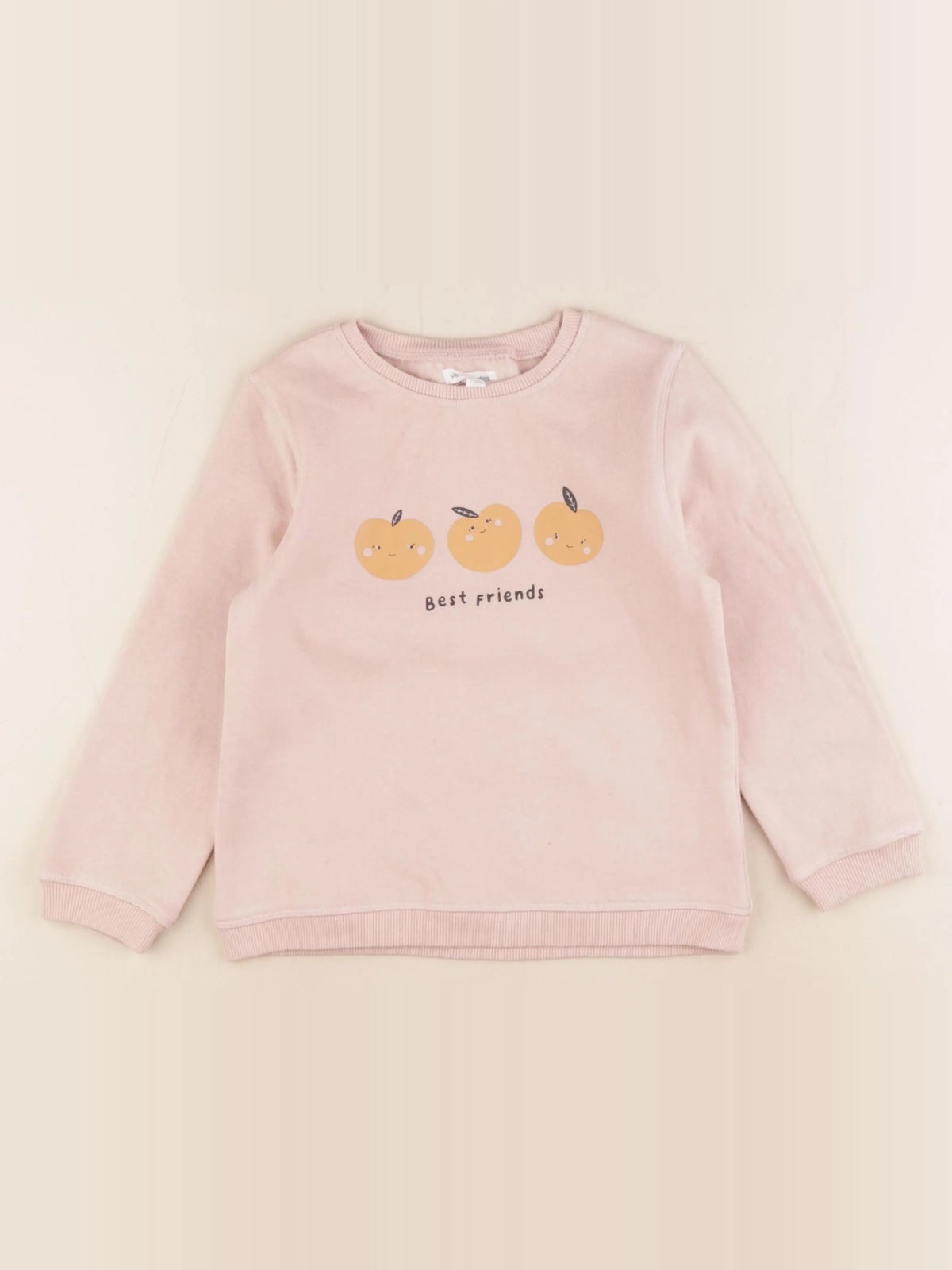 Vertbaudet - sweat rose - 5 ans