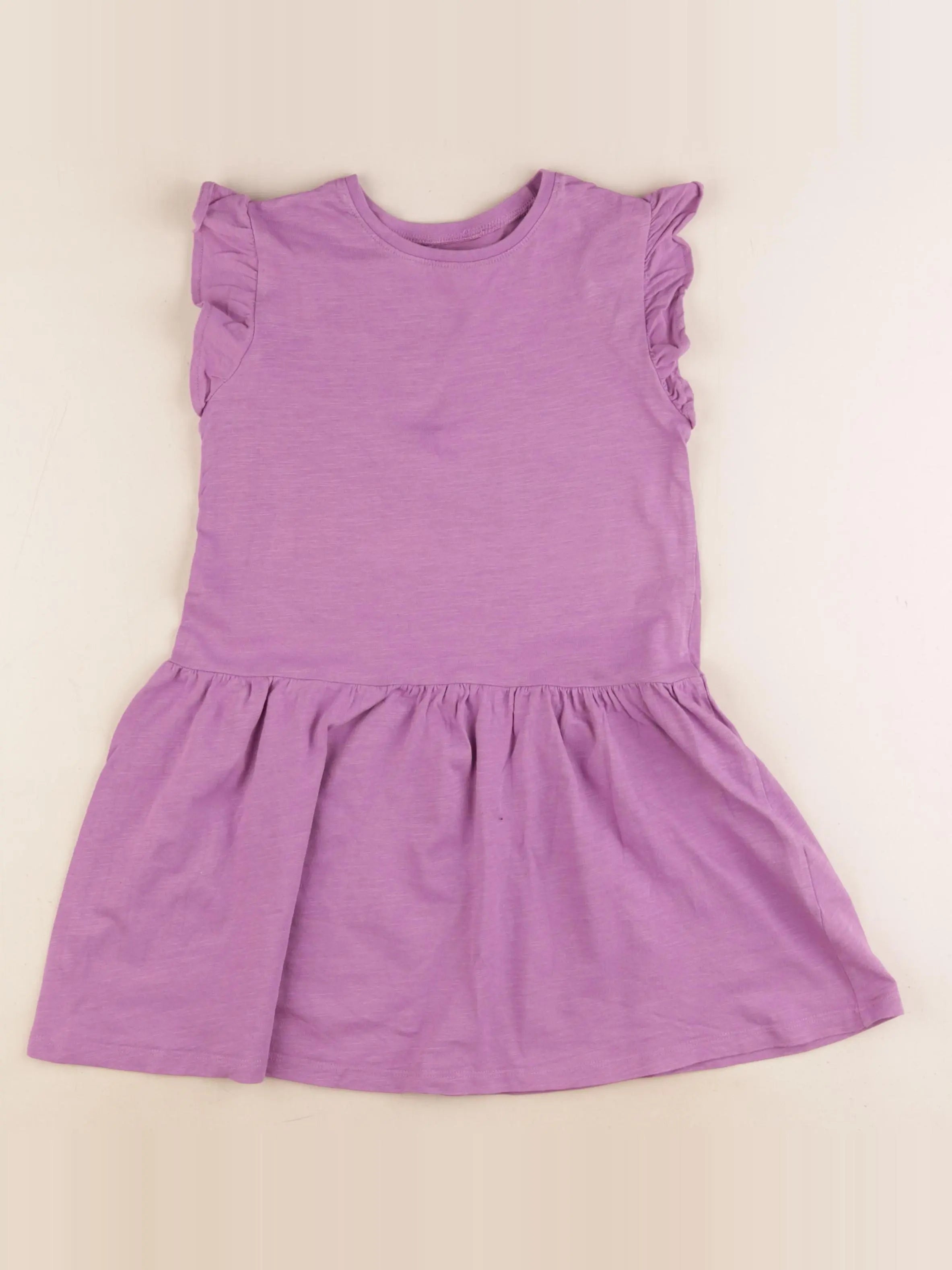 Vertbaudet - robe violet - 6 ans