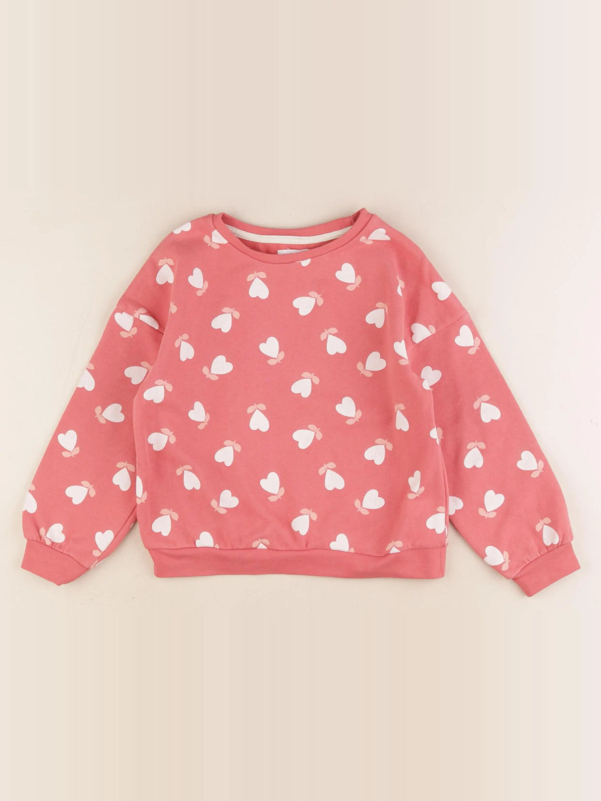 Vertbaudet - sweat rose - 5 ans