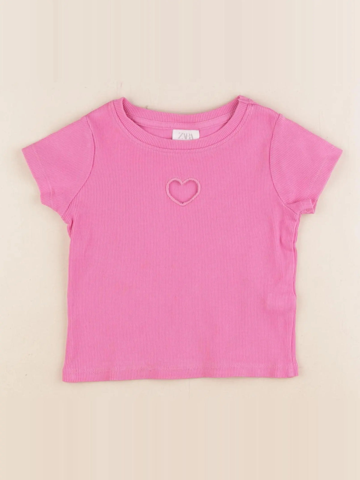 Zara - tee-shirt rose - 6 ans