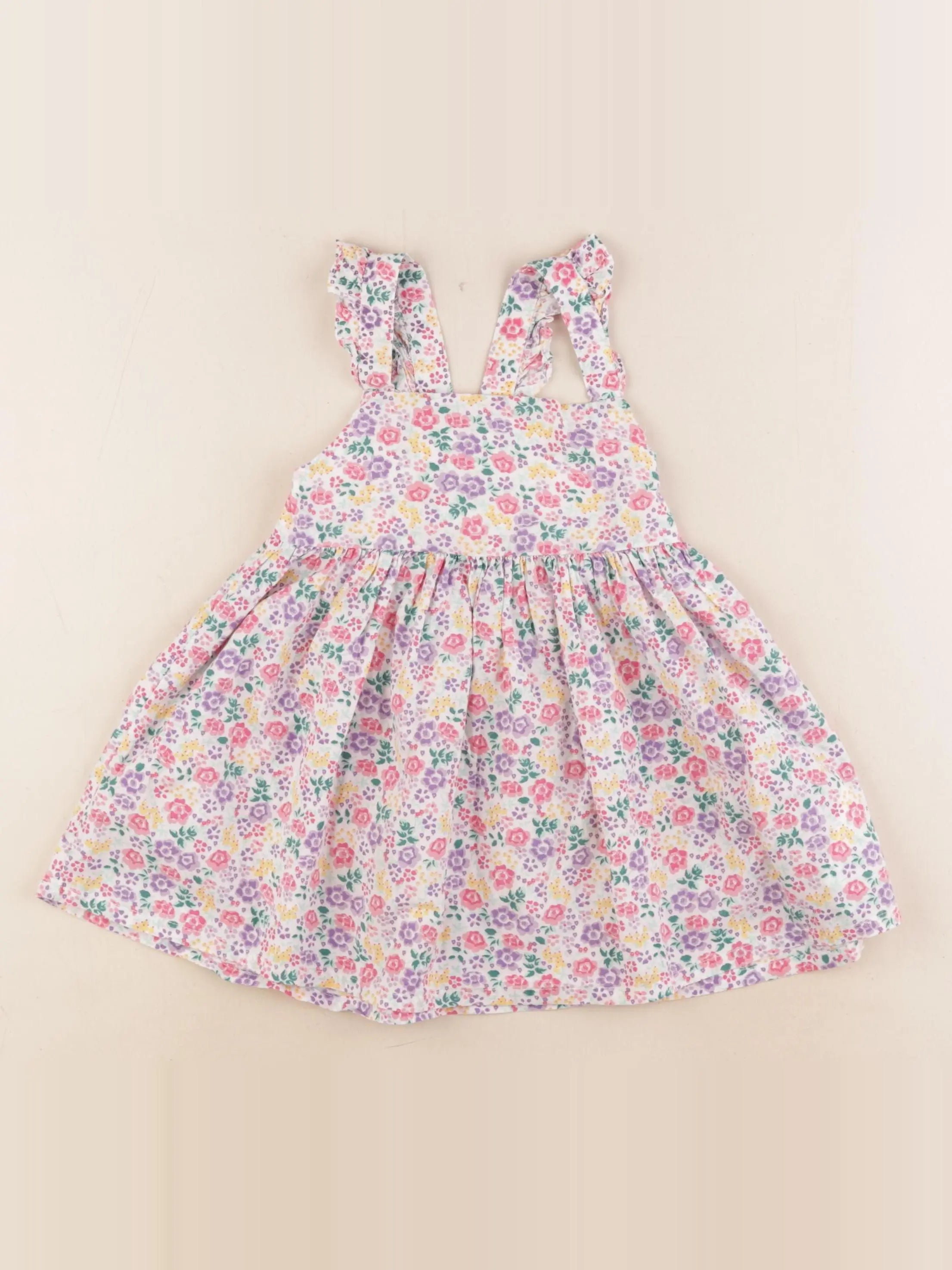 Vertbaudet - robe multicolore - 2 ans