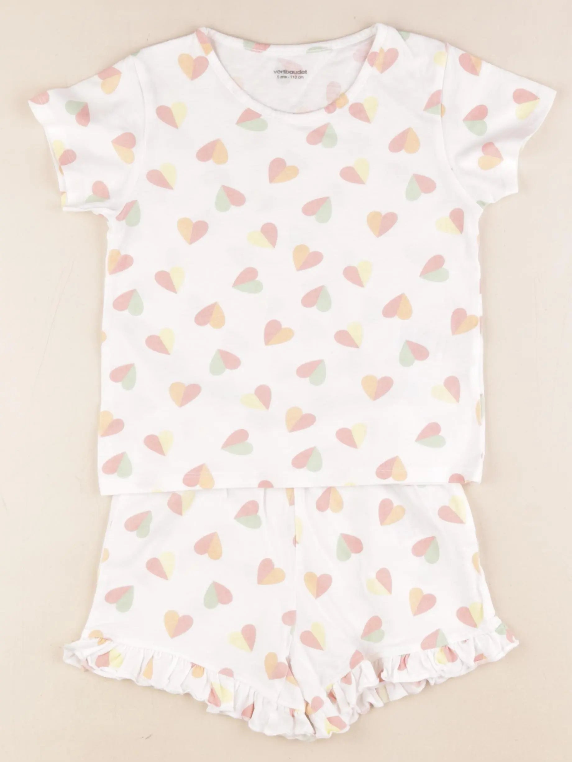 Vertbaudet - pyjama coton multicolore - 5 ans