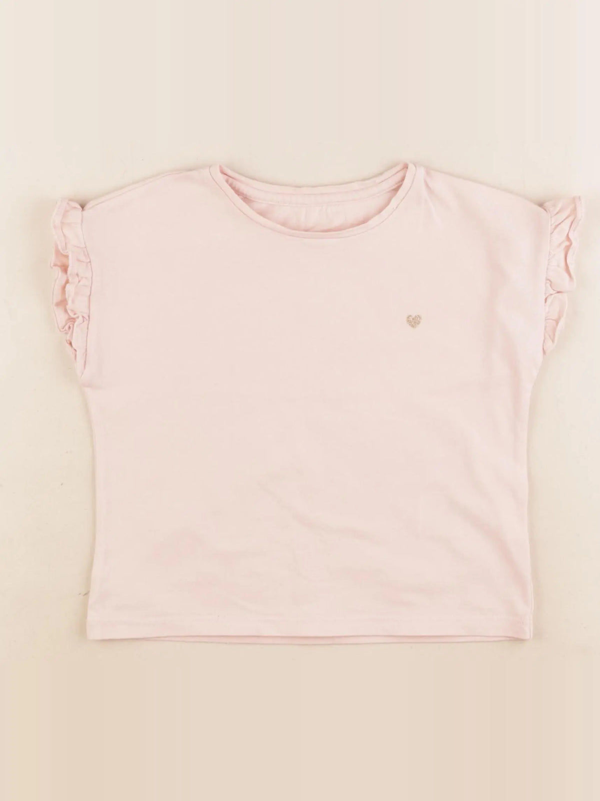 Vertbaudet - tee-shirt rose - 4 ans