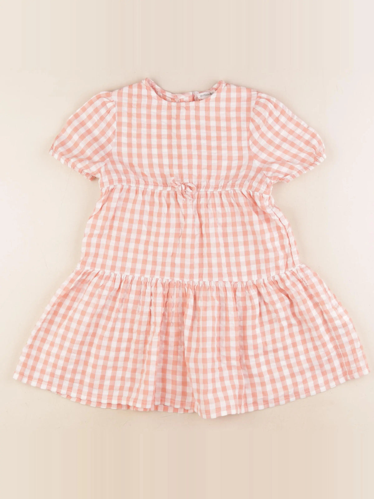 Vertbaudet - robe orange - 5 ans