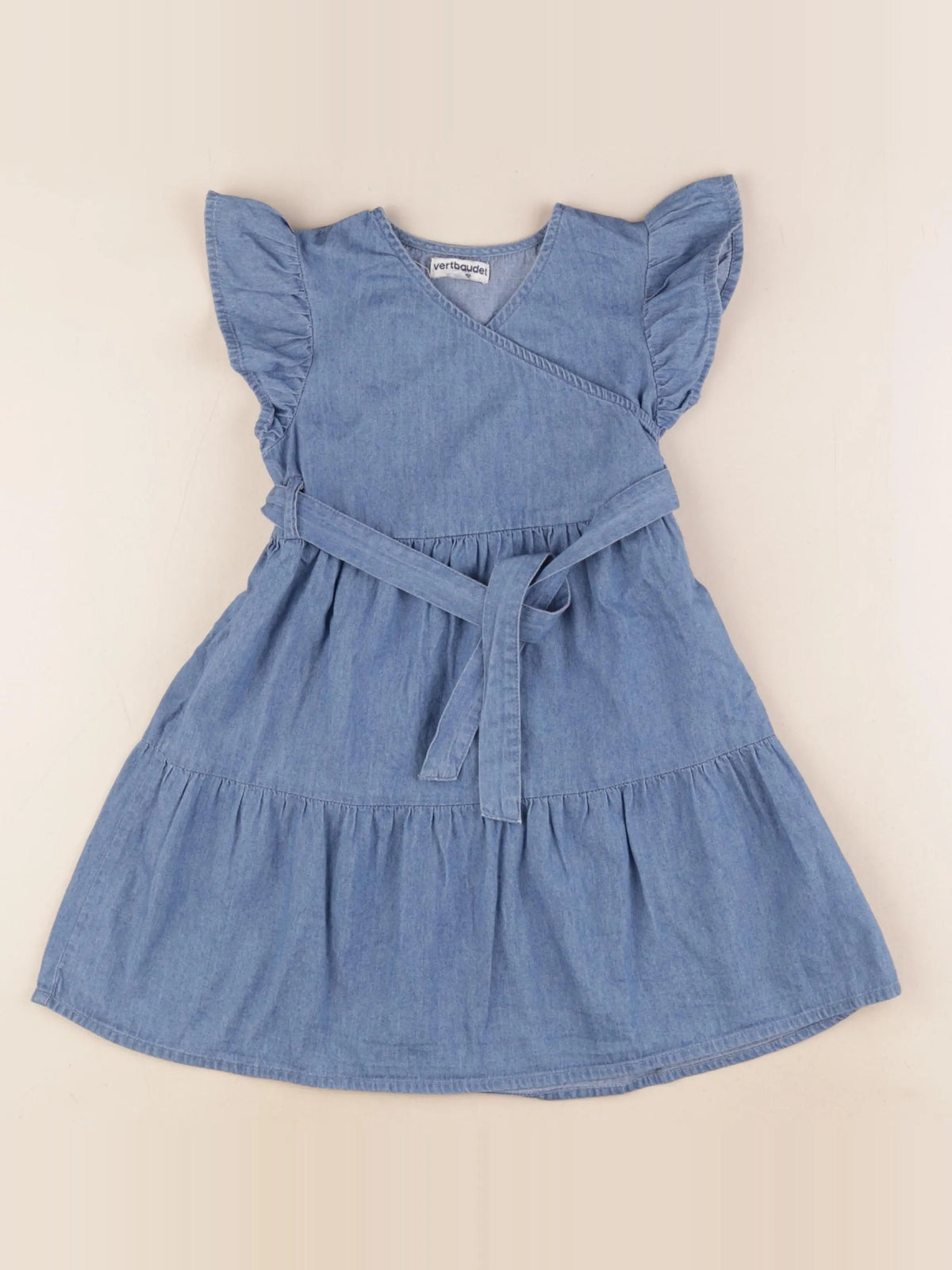 Vertbaudet - robe bleu - 4 ans