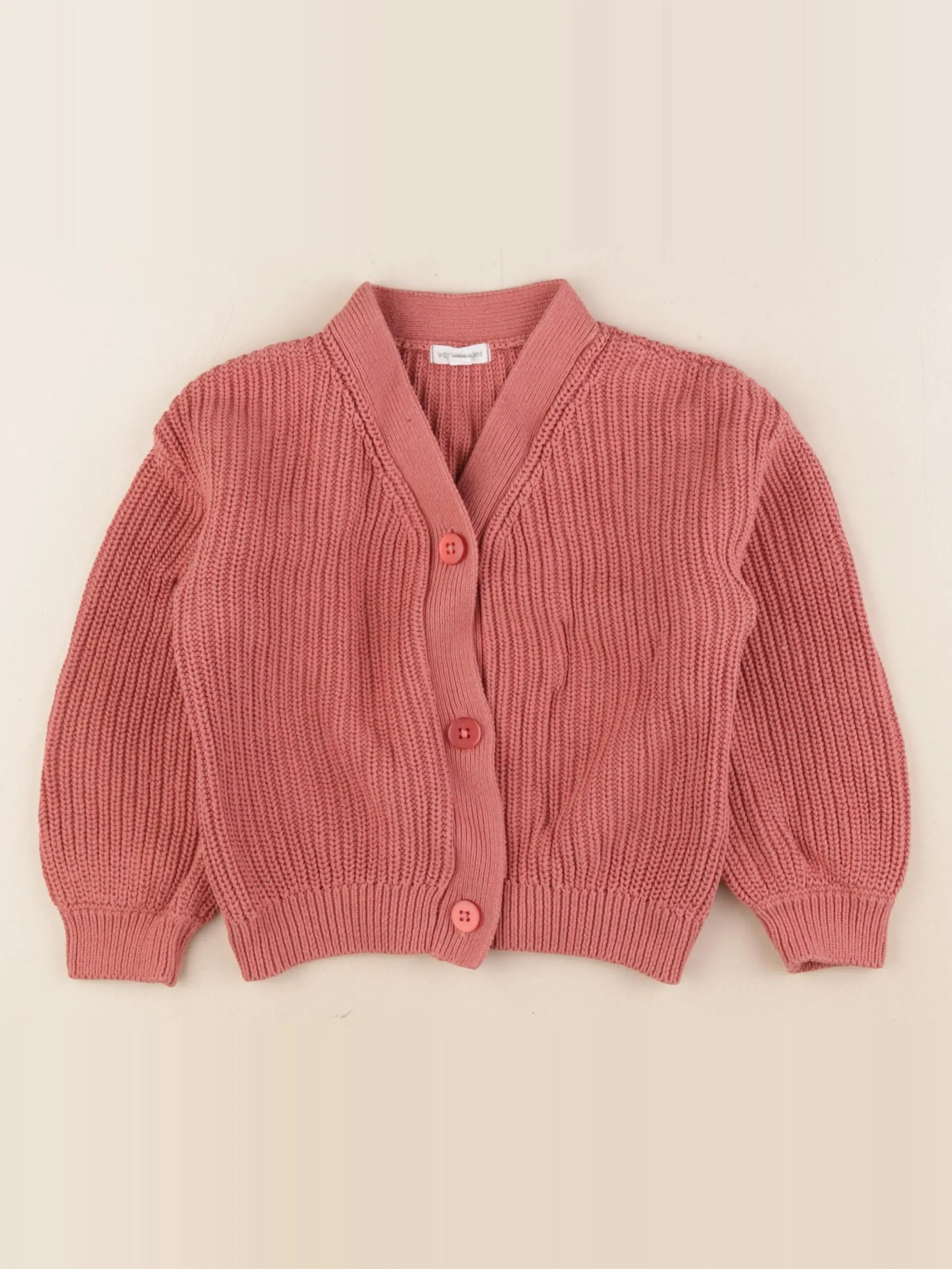 Vertbaudet - gilet rose - 5 ans