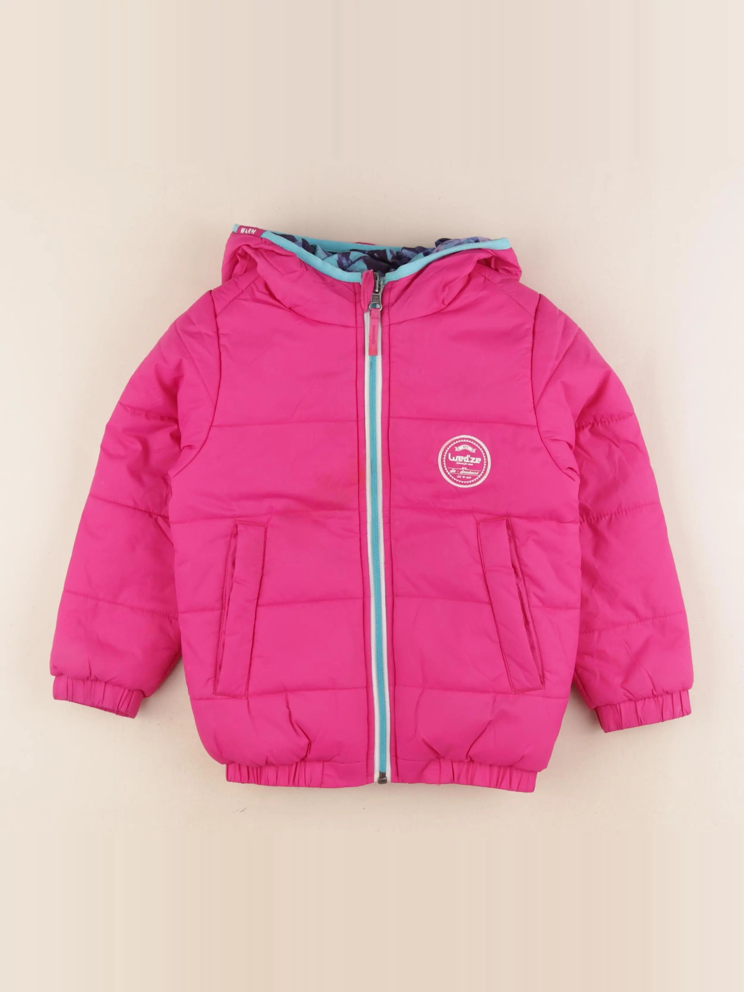 Decathlon ski - manteau de ski rose - 4 ans