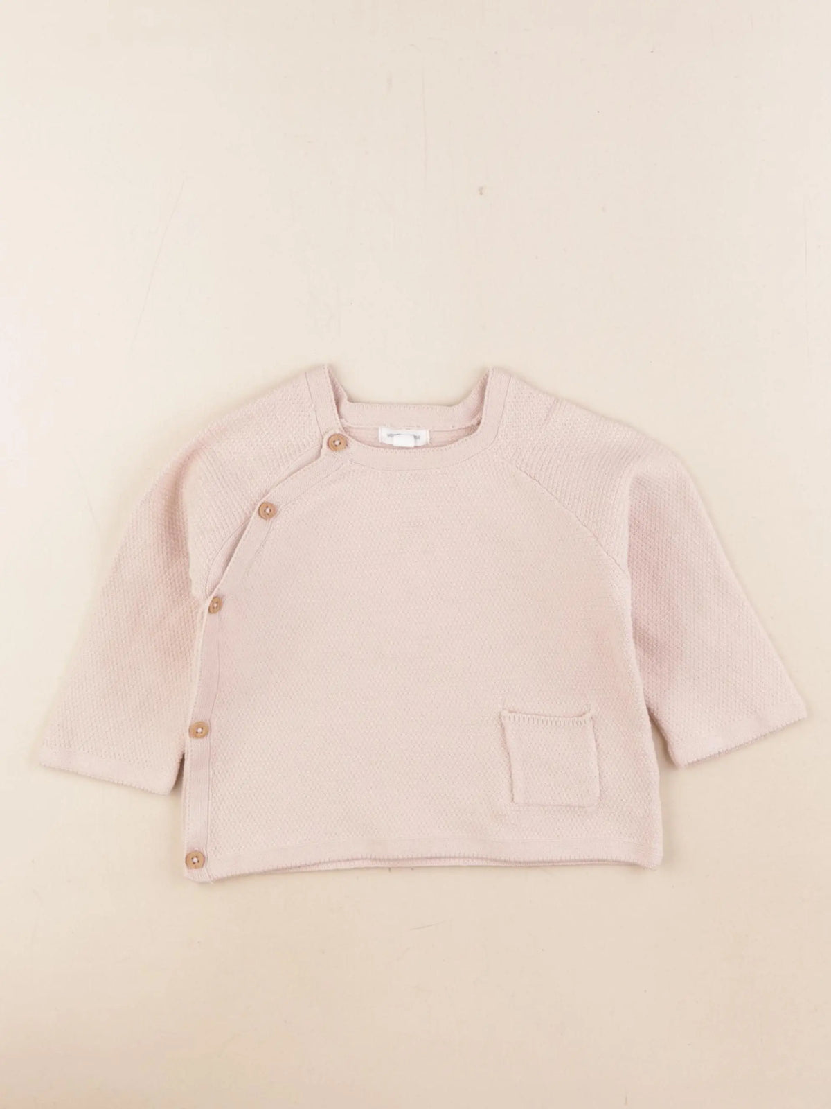 Vertbaudet - gilet rose - 18 mois