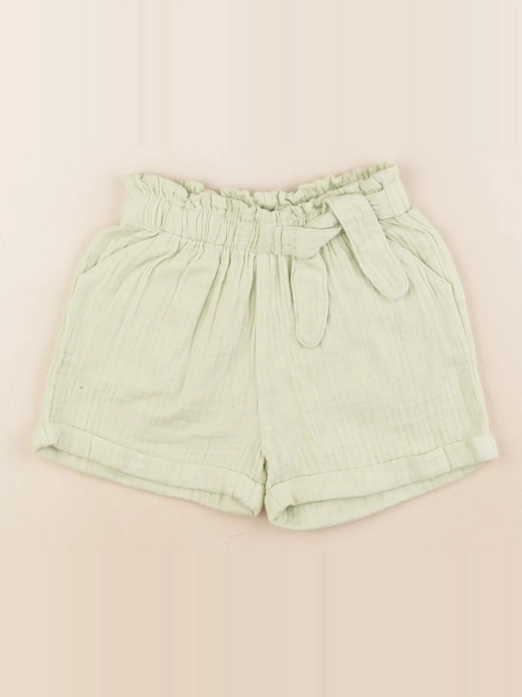 Vertbaudet - short vert - 6 ans
