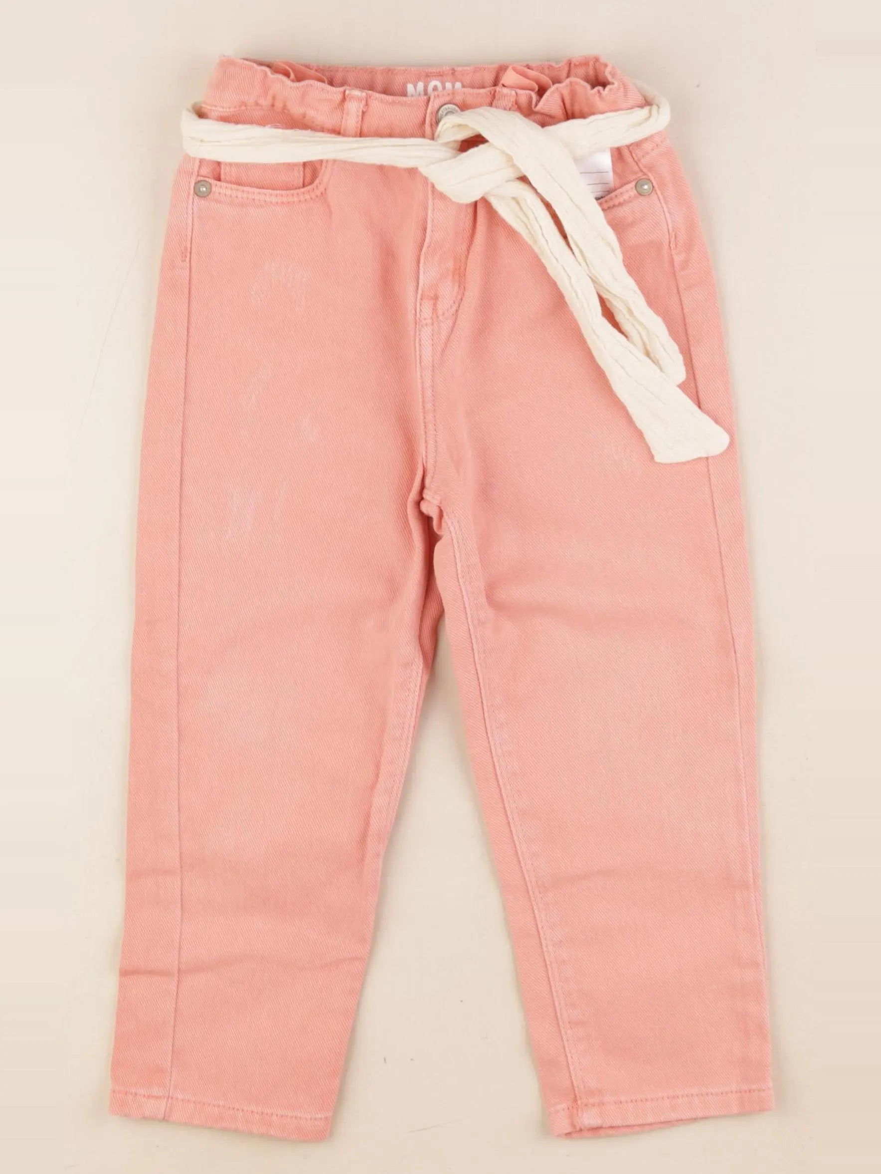 Vertbaudet - jean orange - 4 ans