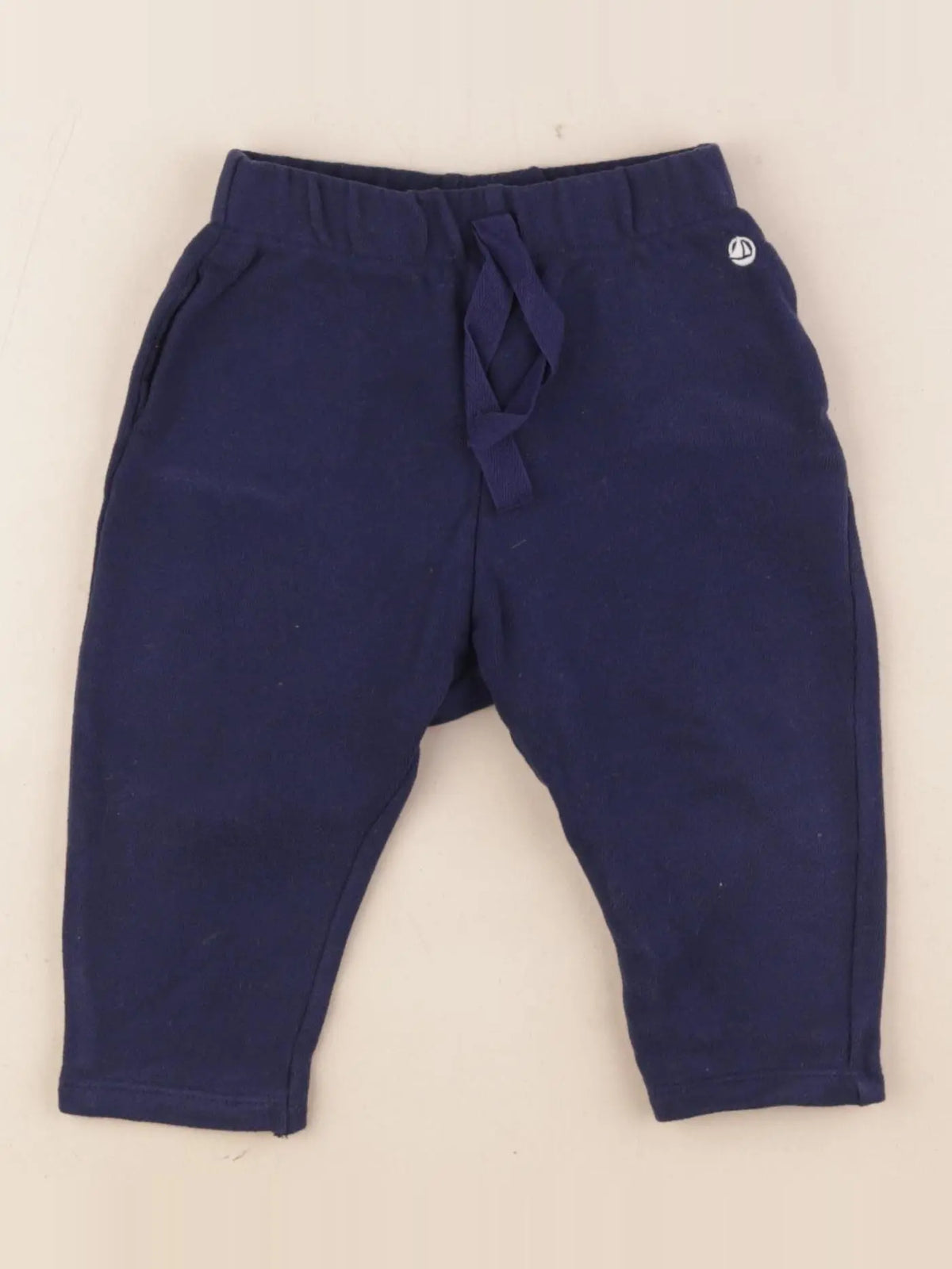 Petit Bateau - sarouel bleu - 12 mois